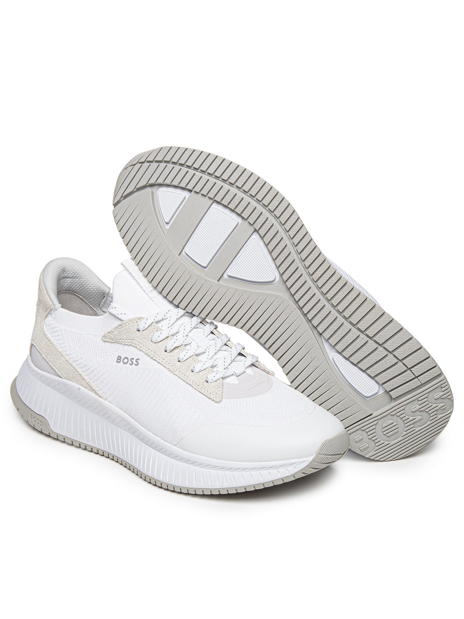 Boss - Tênis Masculino Evo Slon Knrsd - Branco