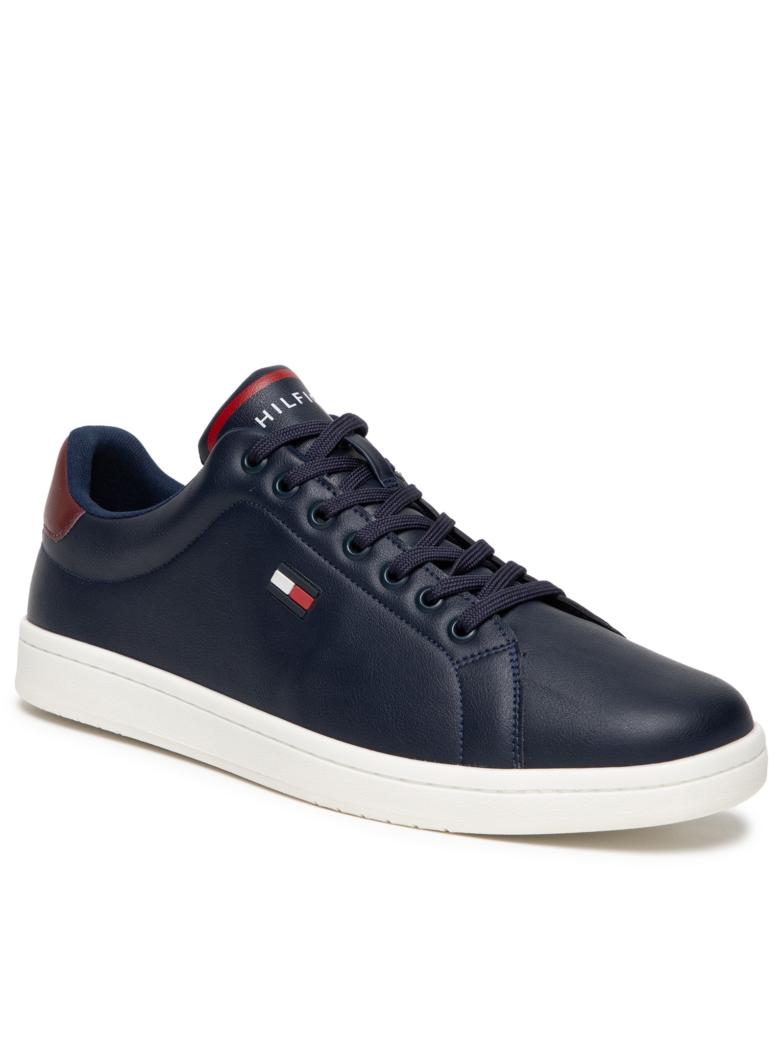 Tênis Masculino Flag Low Cut Lace-Up Azul Tommy Hilfiger