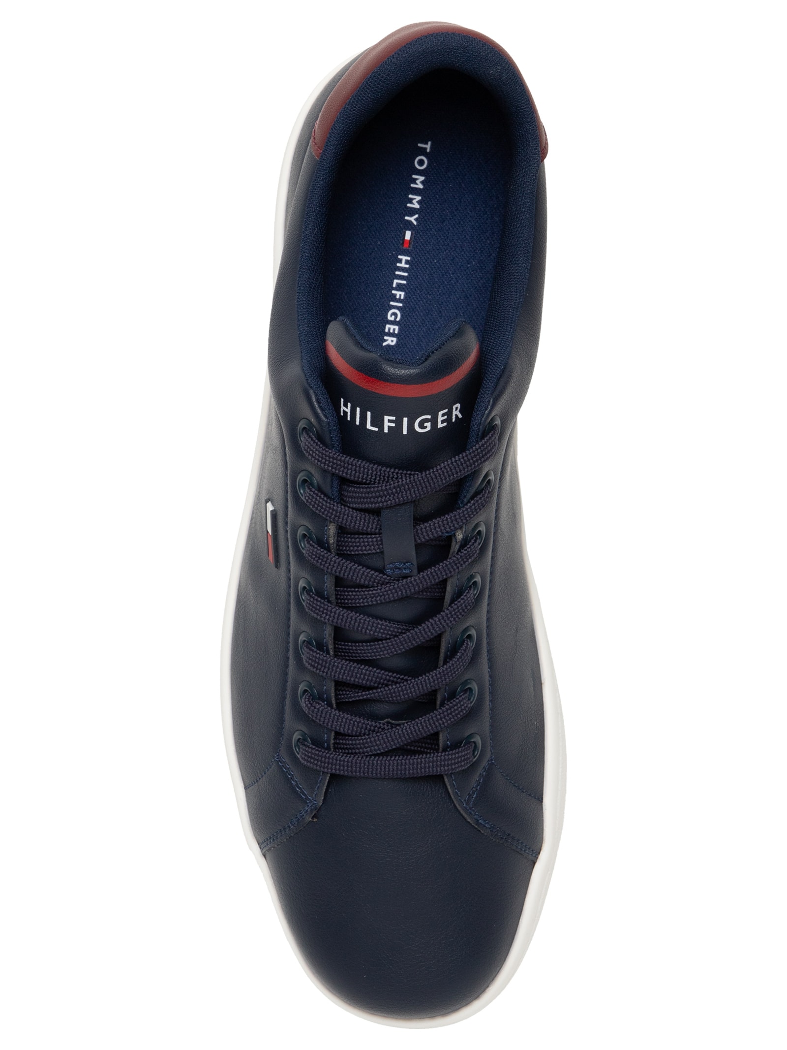 Tênis Masculino Flag Low Cut Lace-Up Azul Tommy Hilfiger