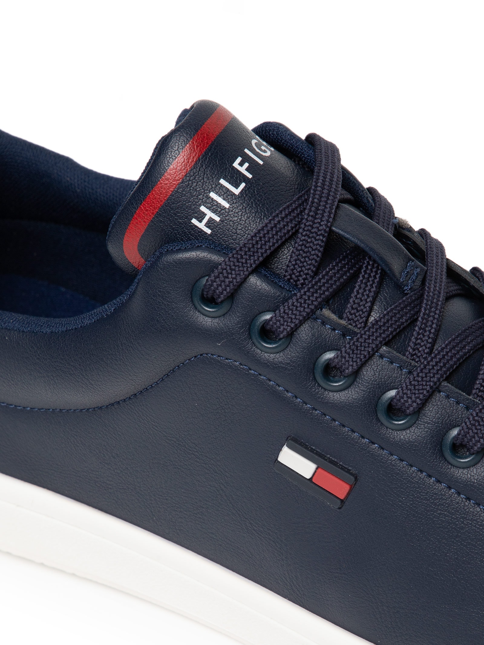 Tênis Masculino Flag Low Cut Lace-Up Azul Tommy Hilfiger