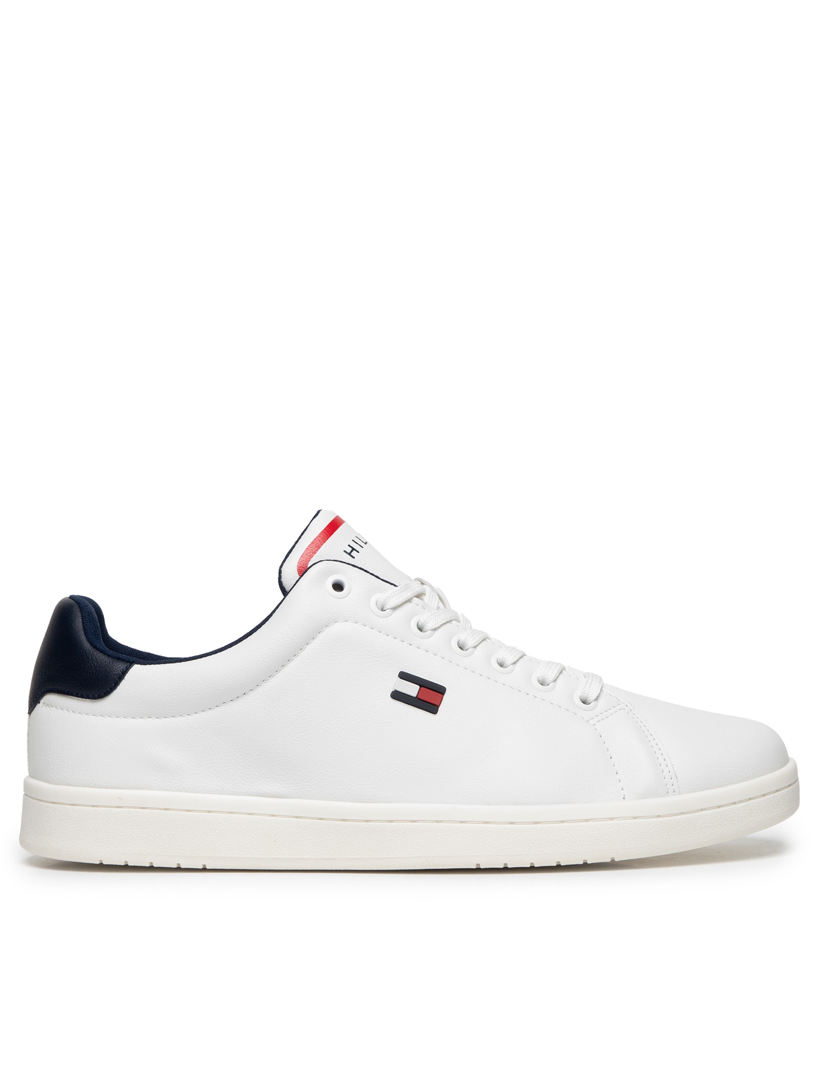 Tênis Masculino Flag Low Cut Lace-Up Branco Tommy Hilfiger