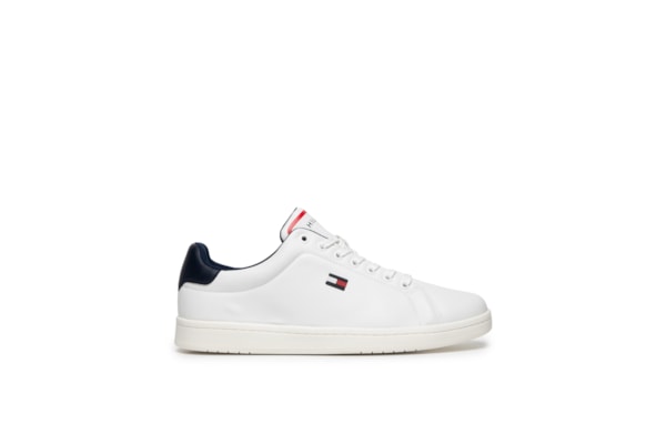 Tênis Masculino Flag Low Cut Lace-Up - Branco