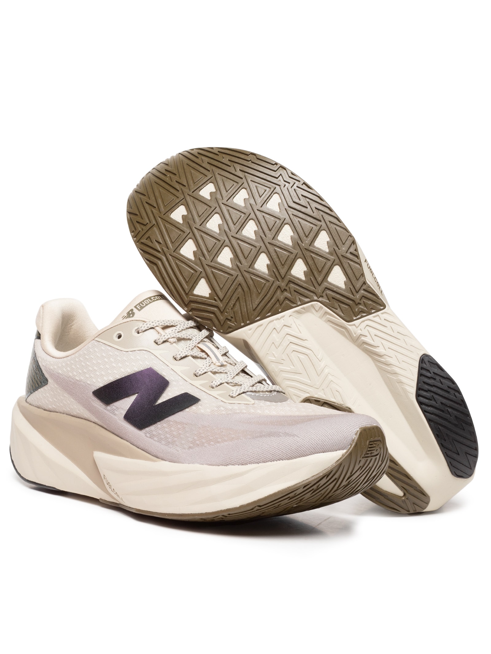 Tênis Masculino Fuelcell Rebel V5 Bege New Balance