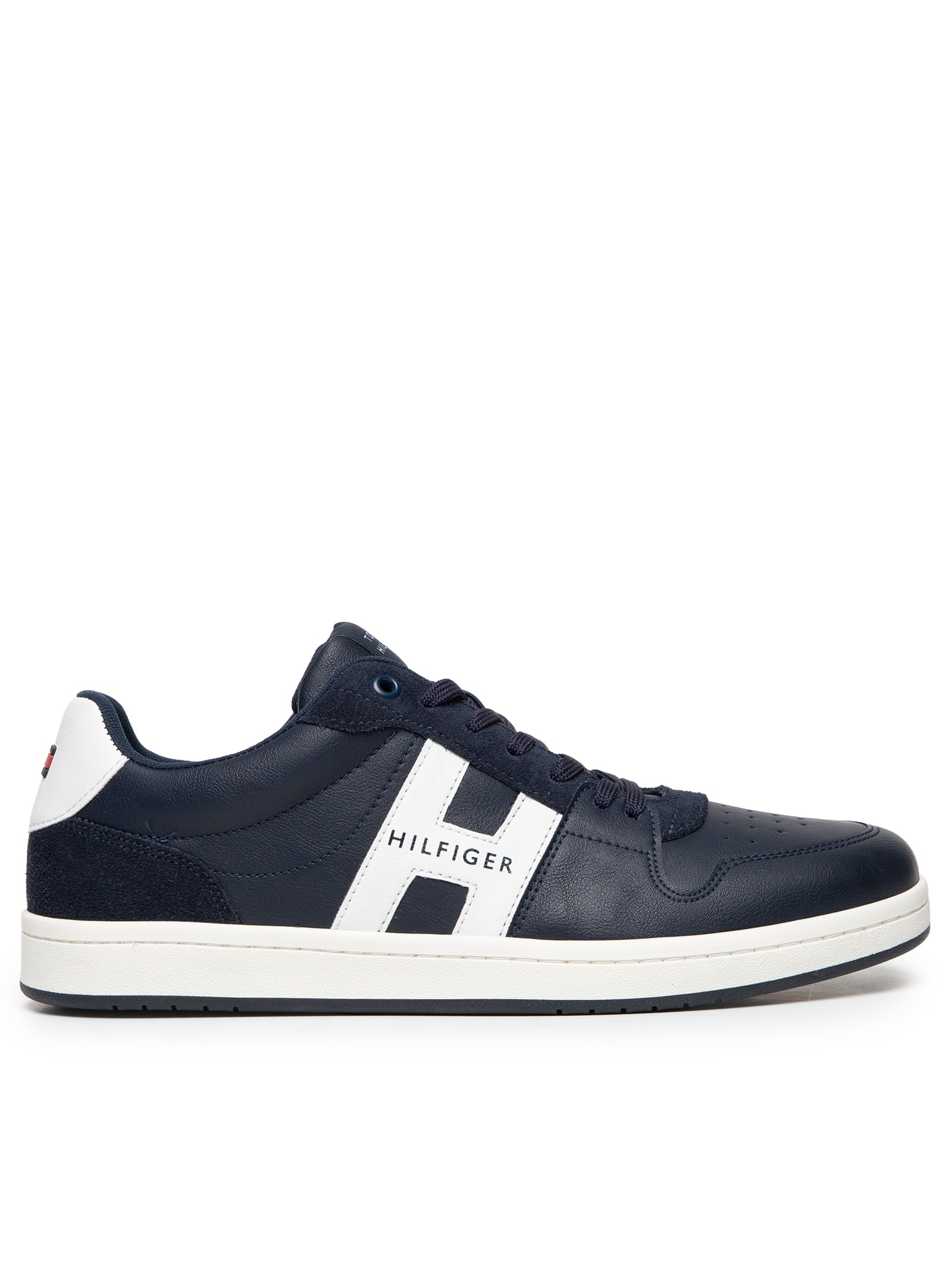 Tênis Masculino H Low Cut Lace-Up Sneaker Azul Tommy Hilfiger