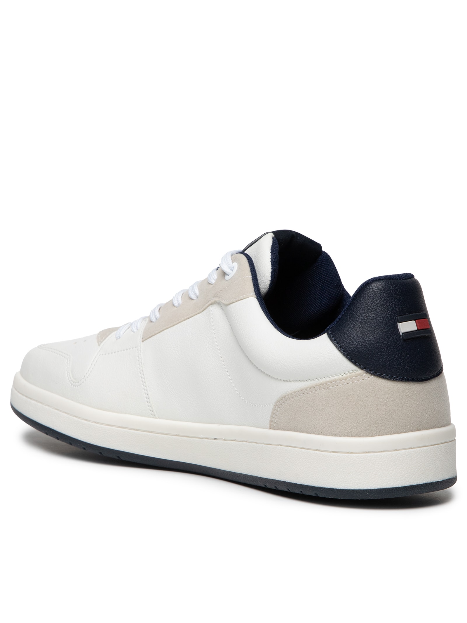 Tênis Masculino H Low Cut Lace-Up Sneaker Branco Tommy Hilfiger