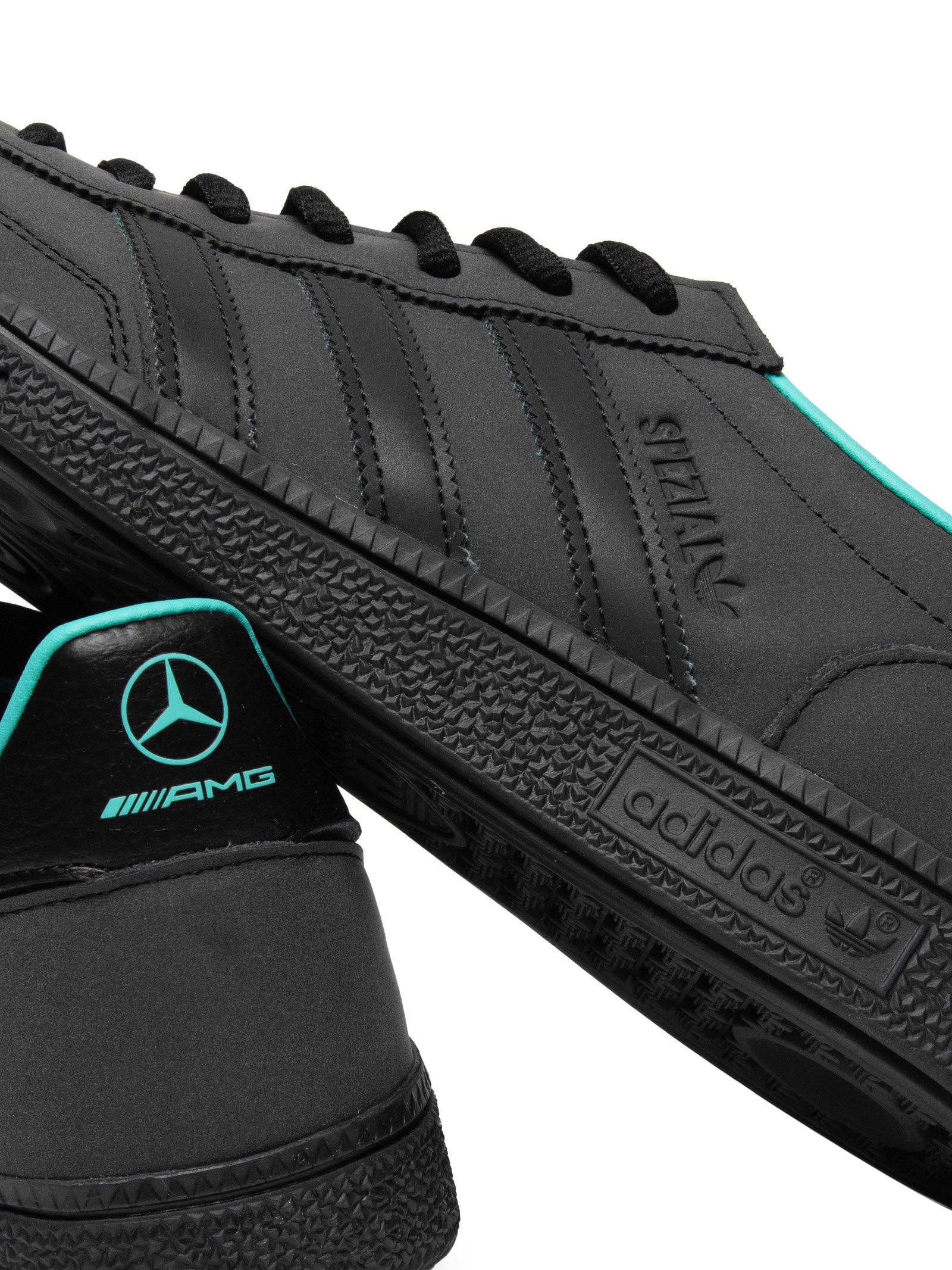 Tênis Masculino Handball Spezial Mercedes Preto Adidas + Mercedes