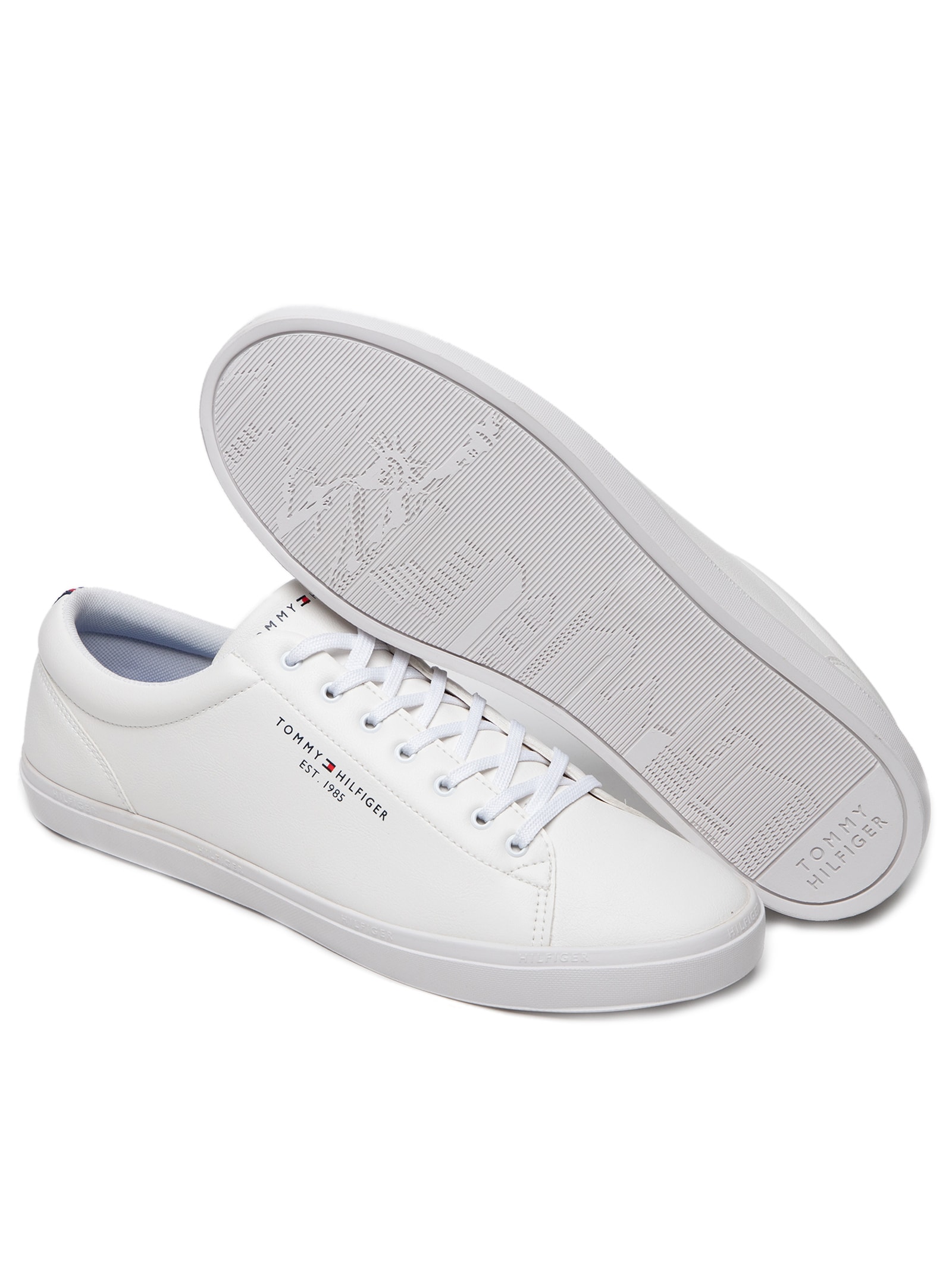Tênis Masculino Harrison 5D5 Branco Tommy Hilfiger