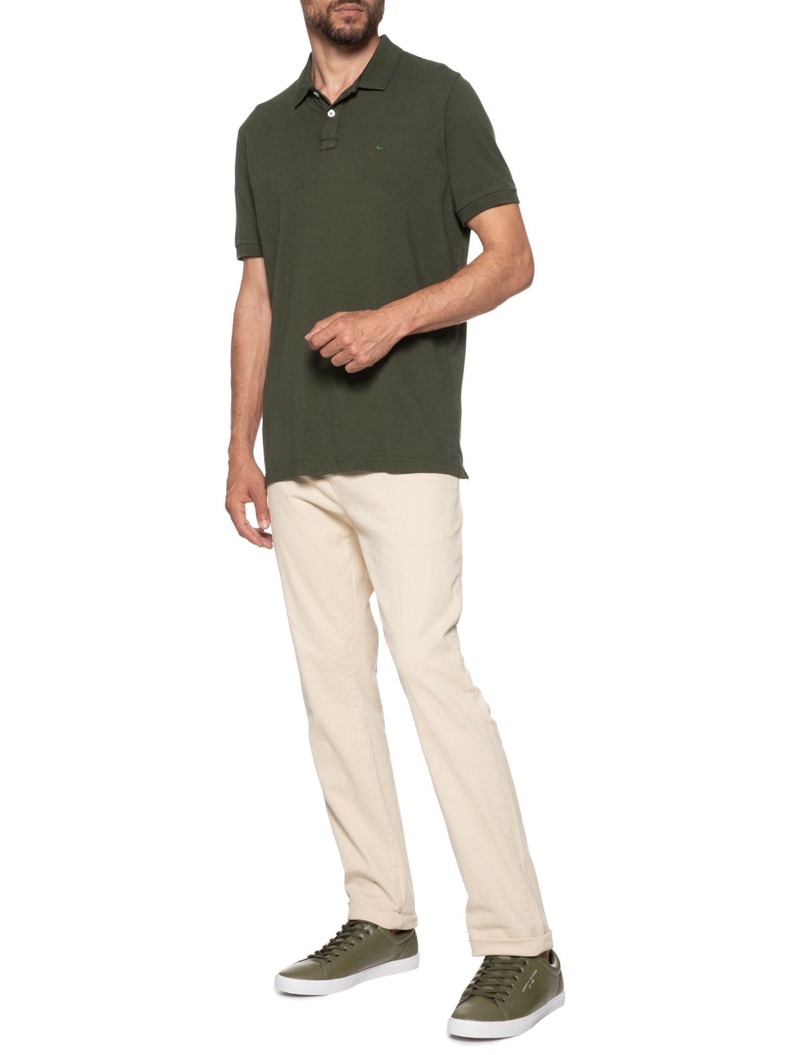 Tênis Masculino Harrison 5D5 Verde  Tommy Hilfiger