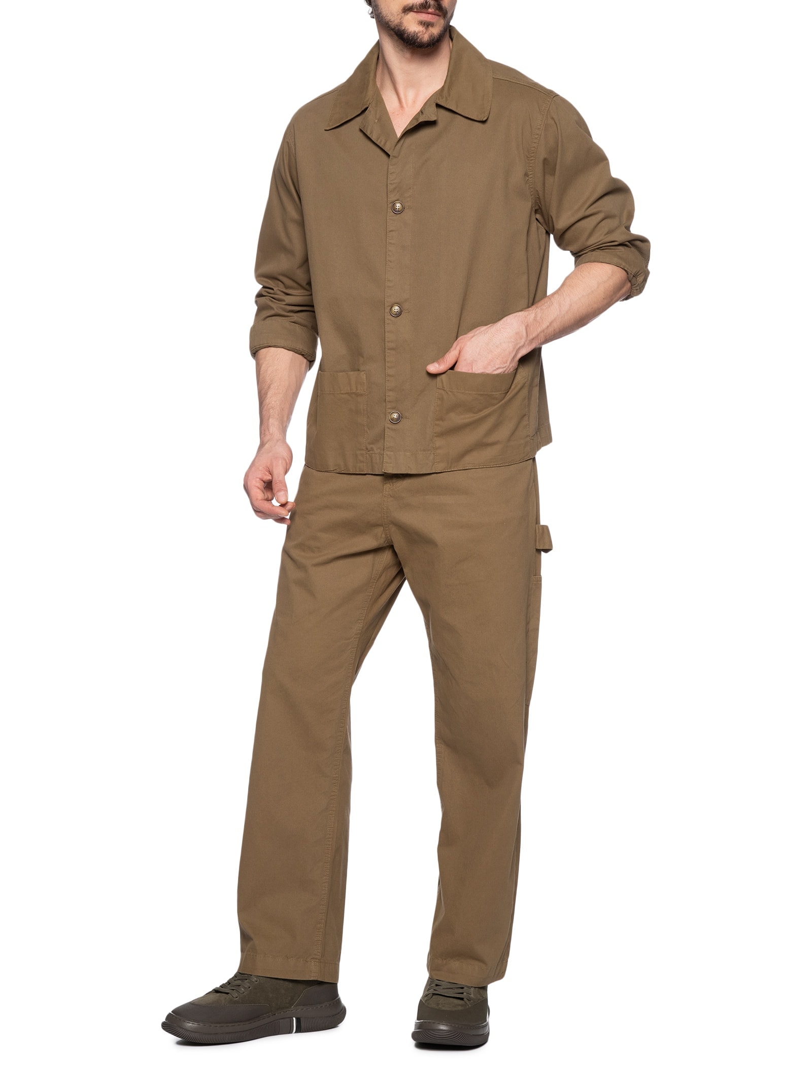 Tênis Masculino Hybrid Laces Camurça Marrom Osklen