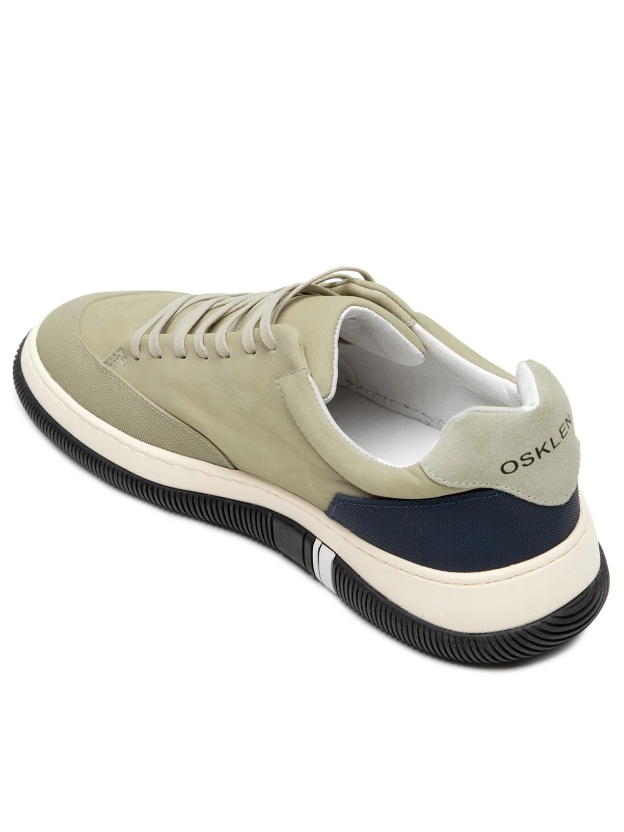 Osklen - Tênis Masculino Hybrid Laces Nobuck - Bege