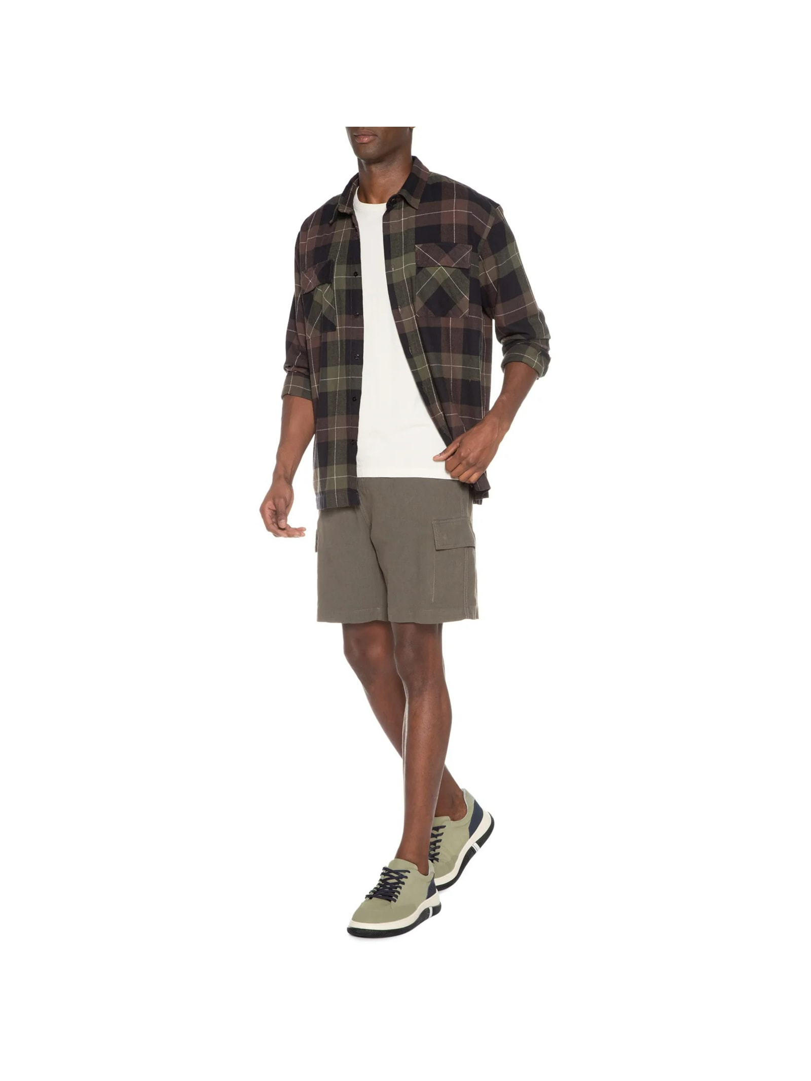 Tênis Masculino Hybrid Laces Nobuck Bege Osklen