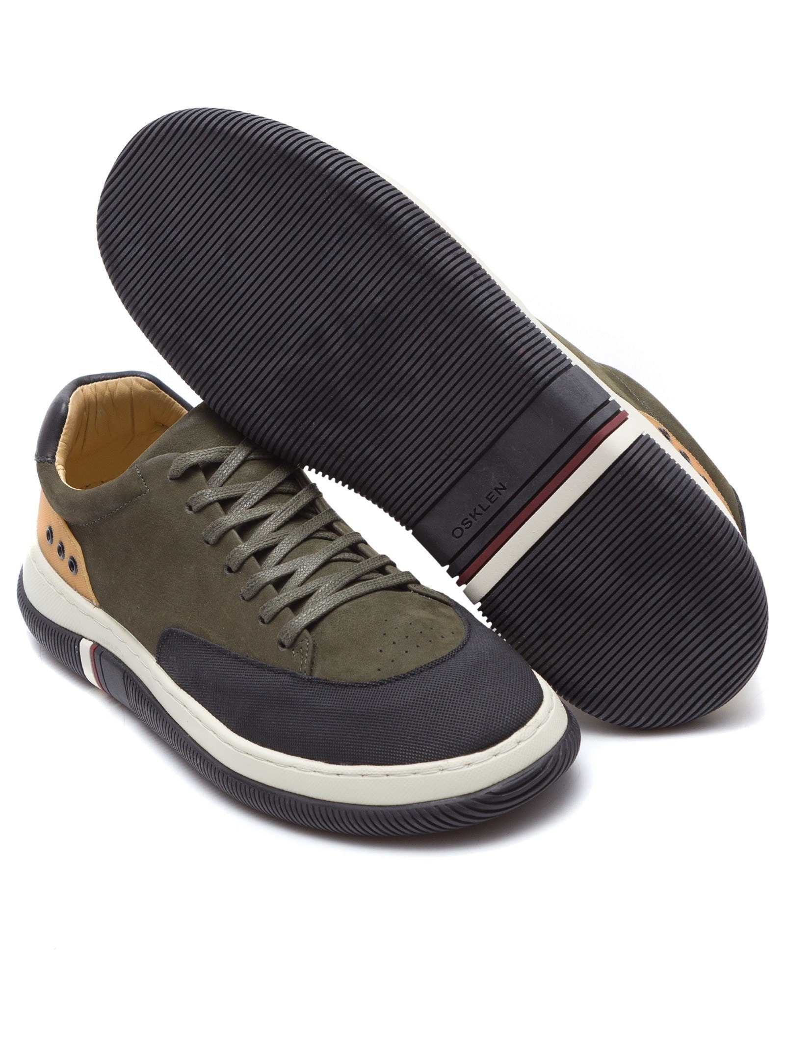 Tênis Masculino Hybrid Laces Nobuck Verde Osklen