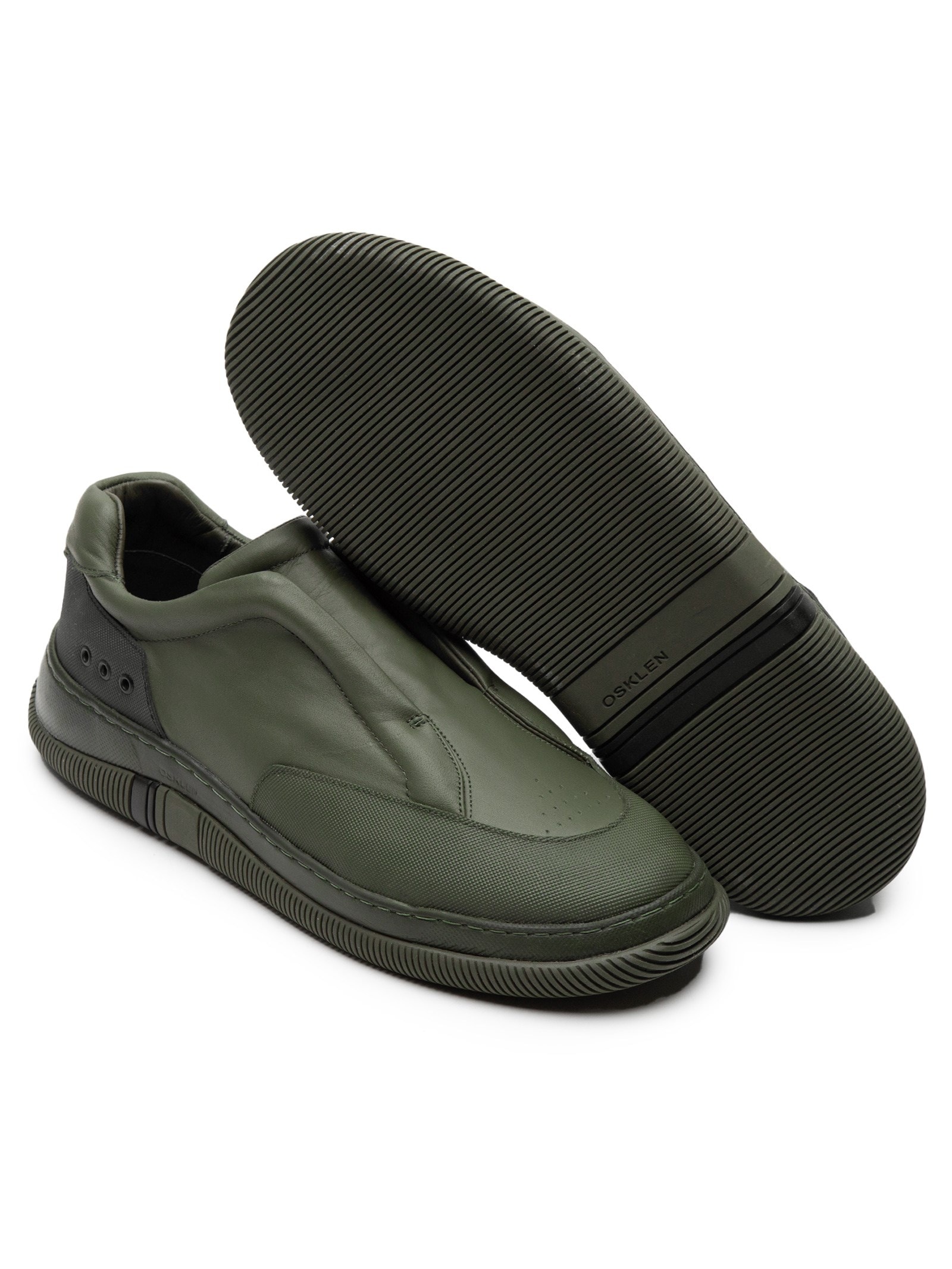 Osklen Tênis Masculino Hybrid Plain Verde - Main Image