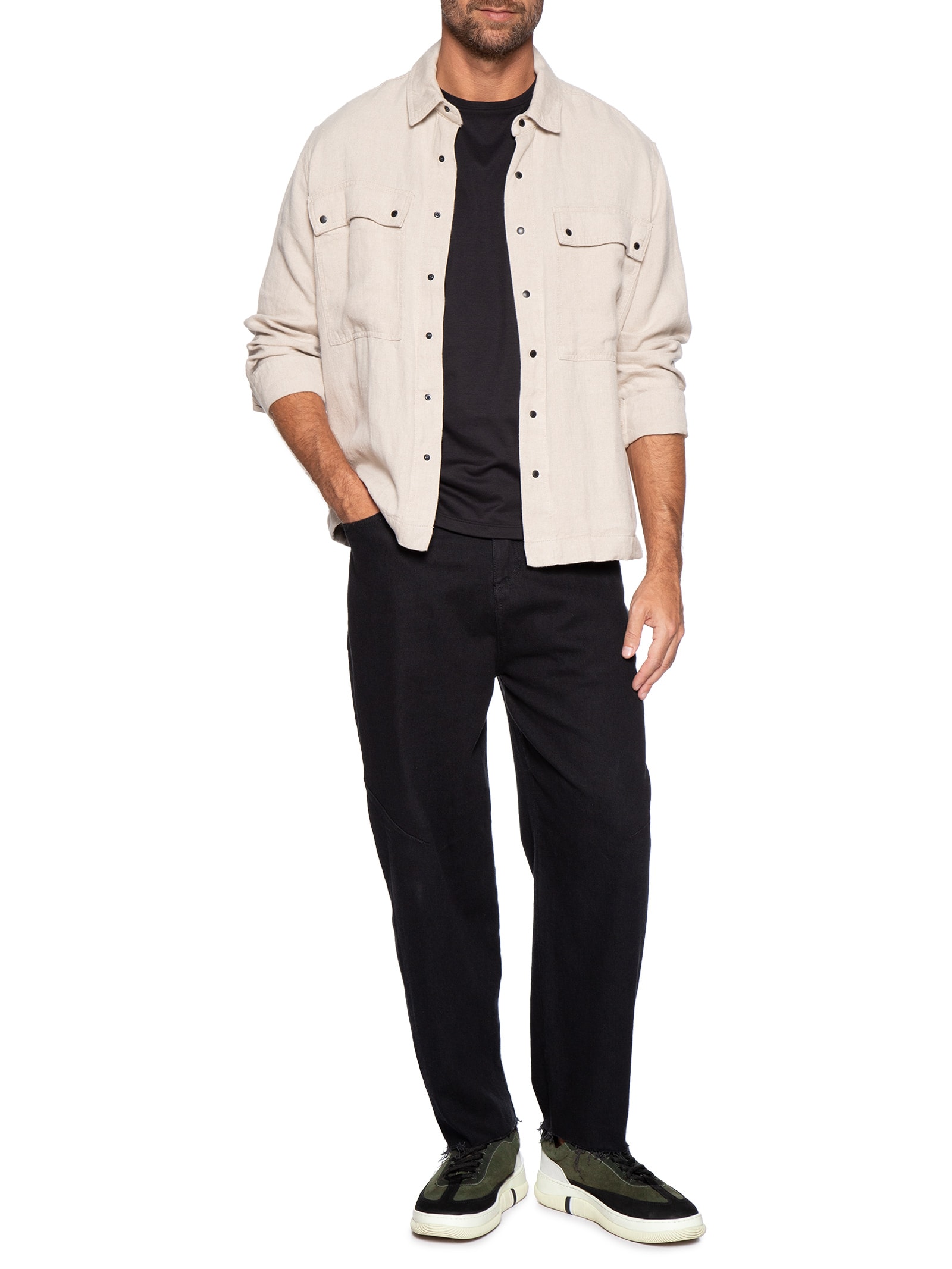 Tênis Masculino Hybrid Sprint Camurça Verde Osklen