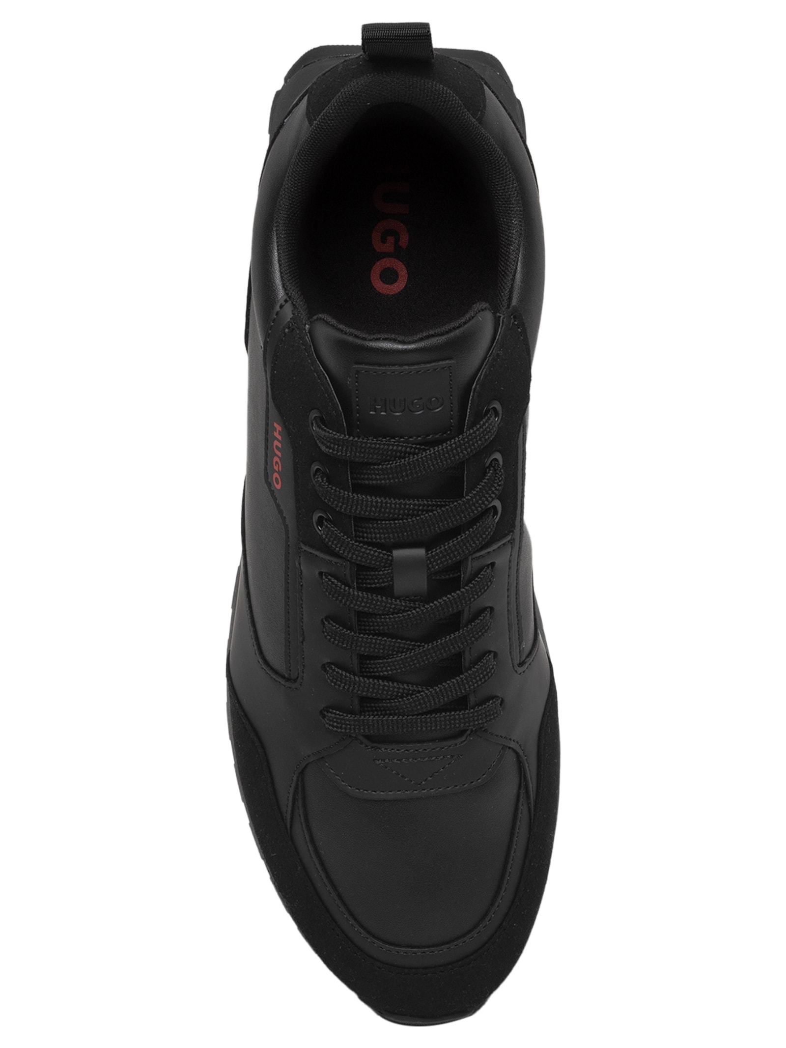 Tênis Masculino Icelin Runn PU Preto Hugo