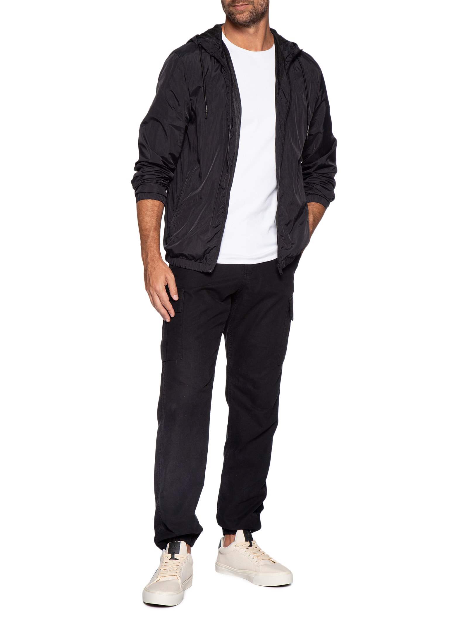 Tênis Masculino ID Lona + Laminado Sintético Branco Redley