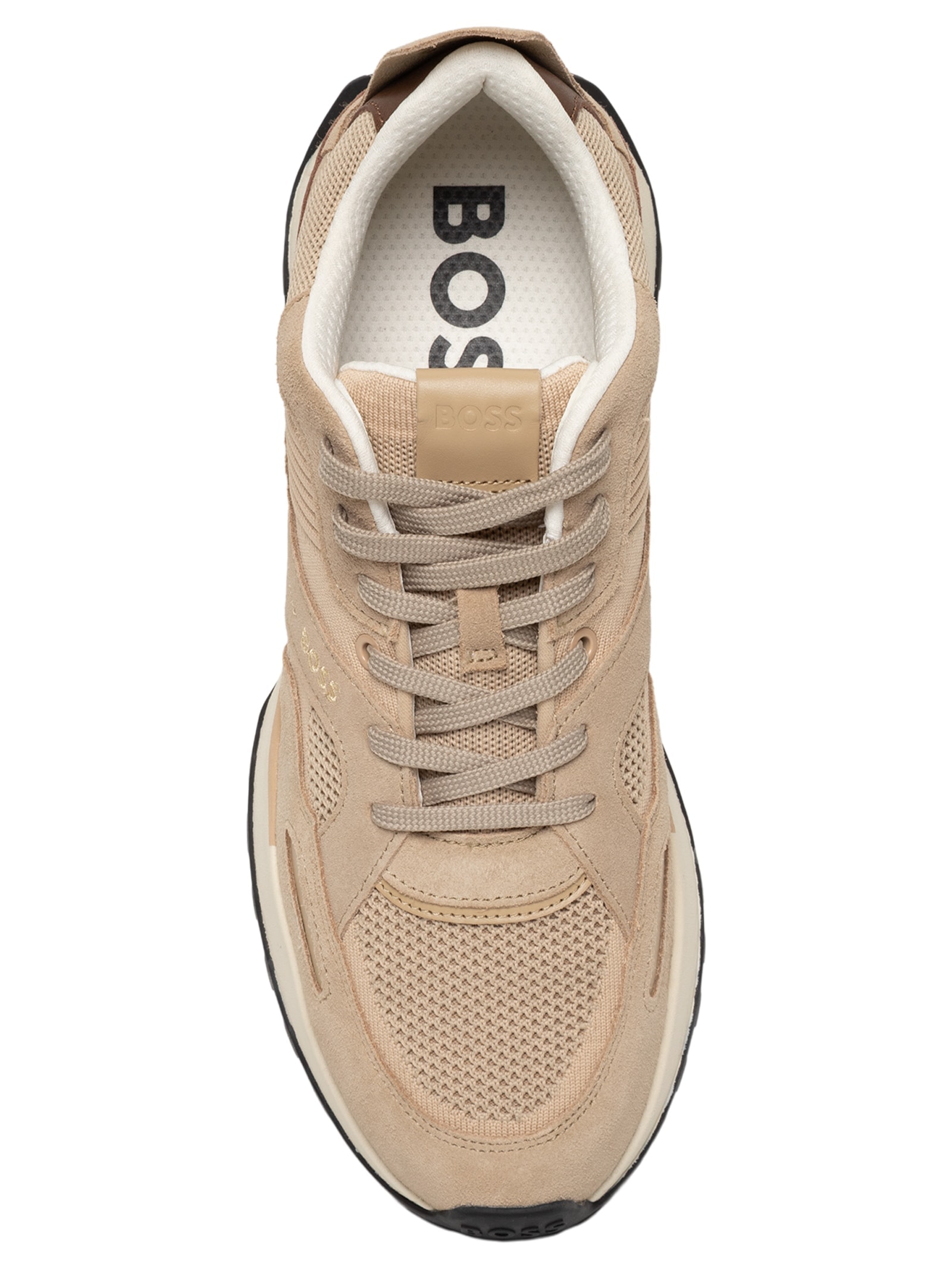 Tênis Masculino Jonah Runn KNSDBU Bege Boss