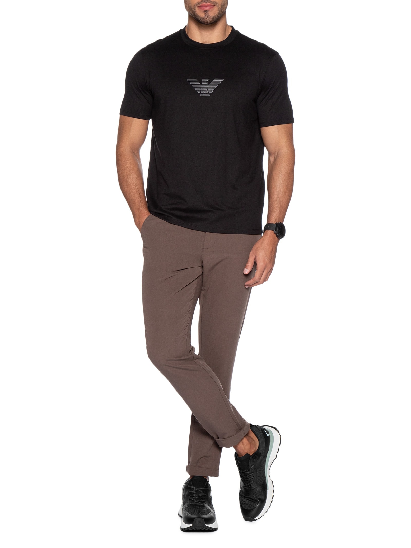 Tênis Masculino Jonah  Runn Meth Preto Boss