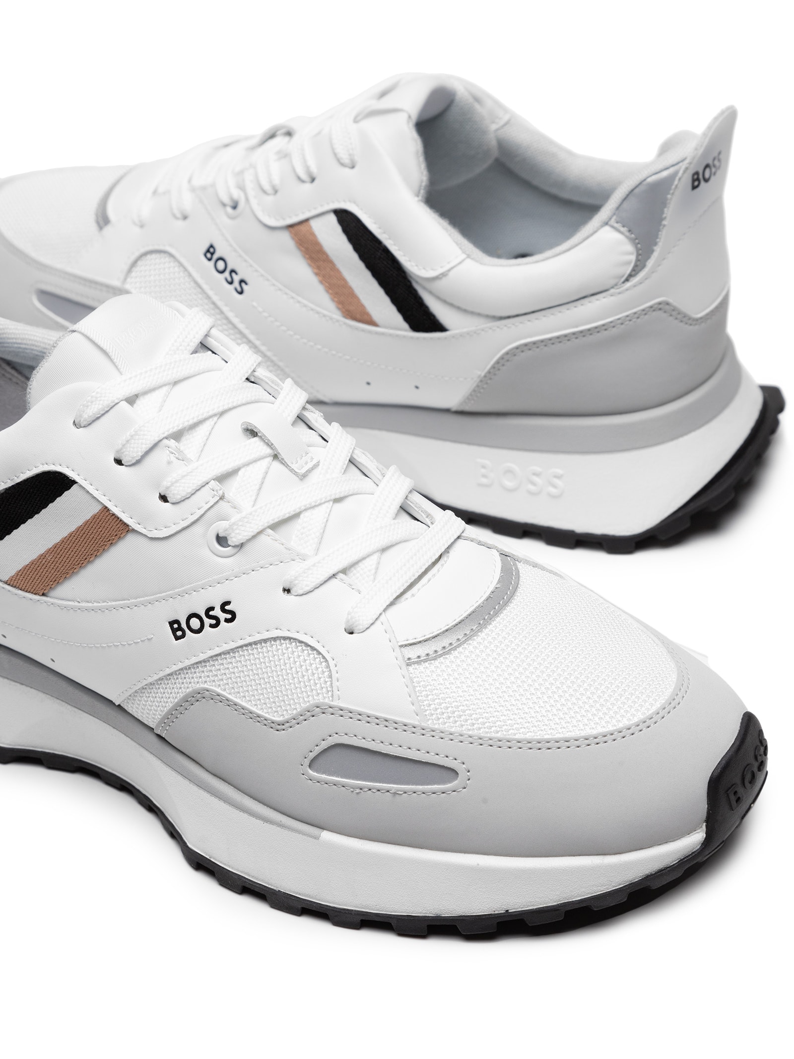 Boss - Tênis Masculino Jonah Runn Mx N - Branco