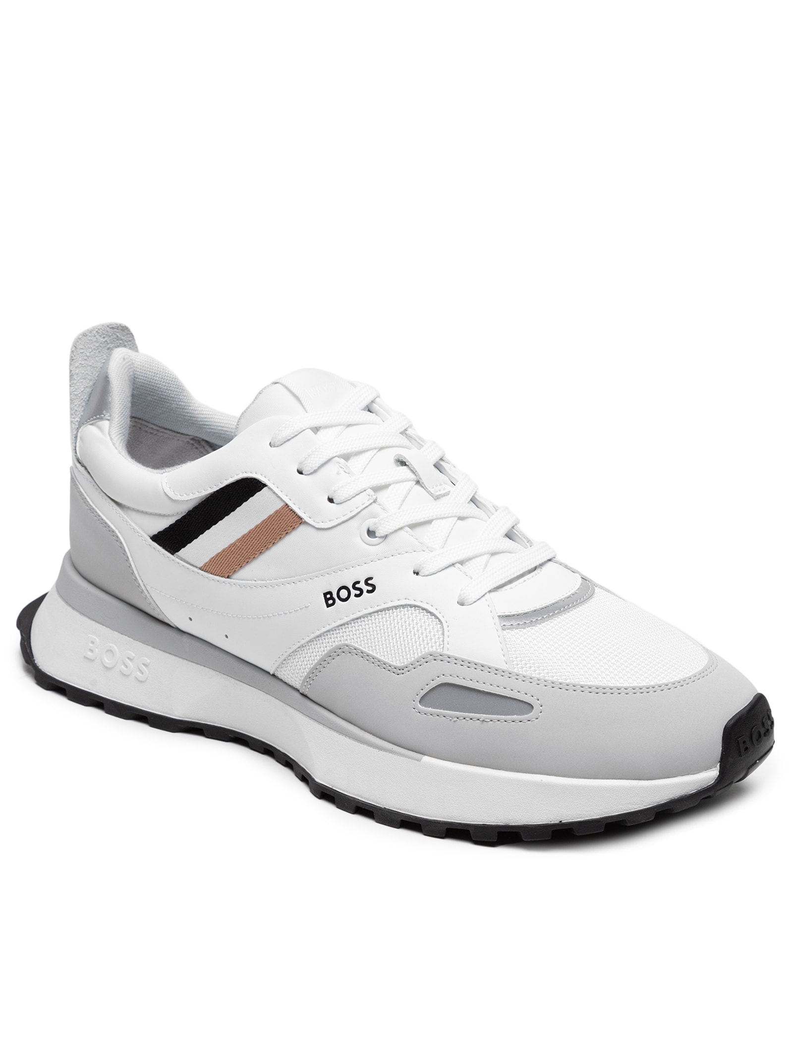 Boss - Tênis Masculino Jonah Runn Mx N - Branco