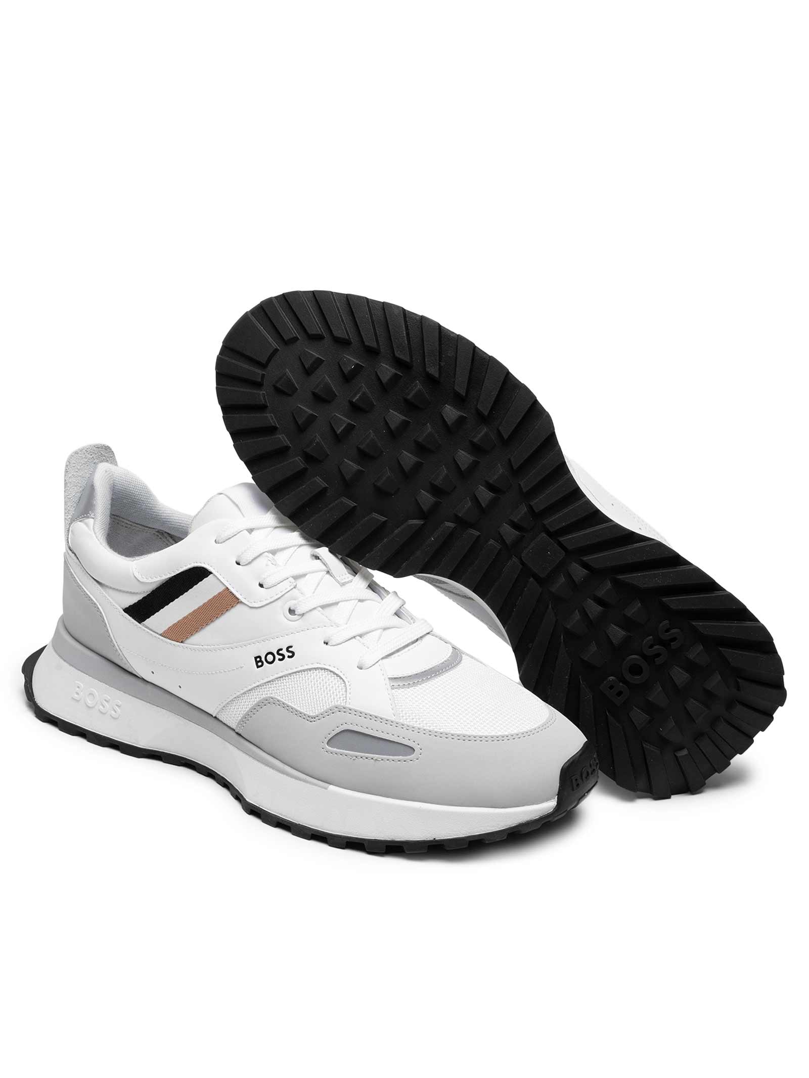 Boss - Tênis Masculino Jonah Runn Mx N - Branco