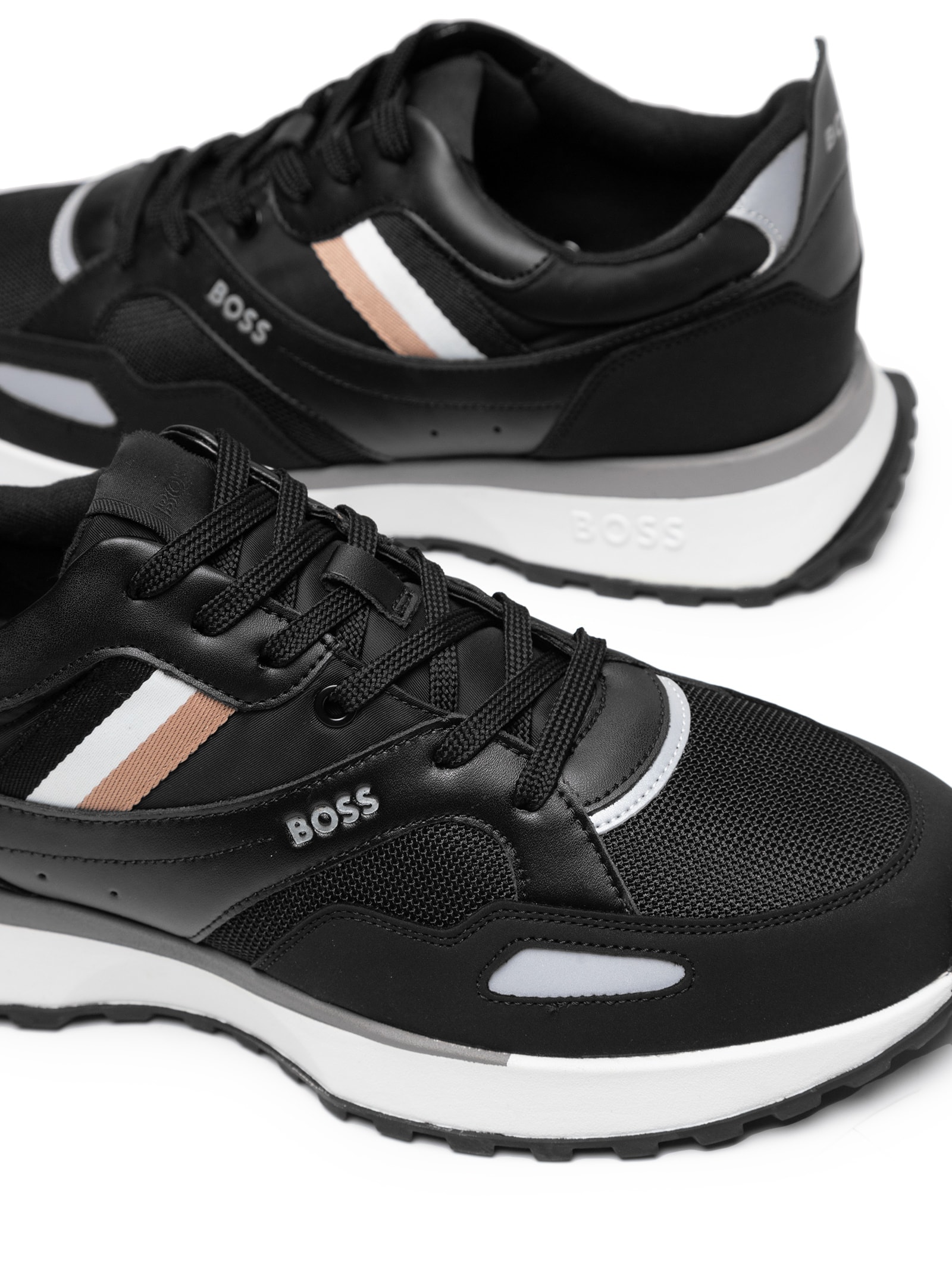 Boss - Tênis Masculino Jonah Runn Mx - Preto