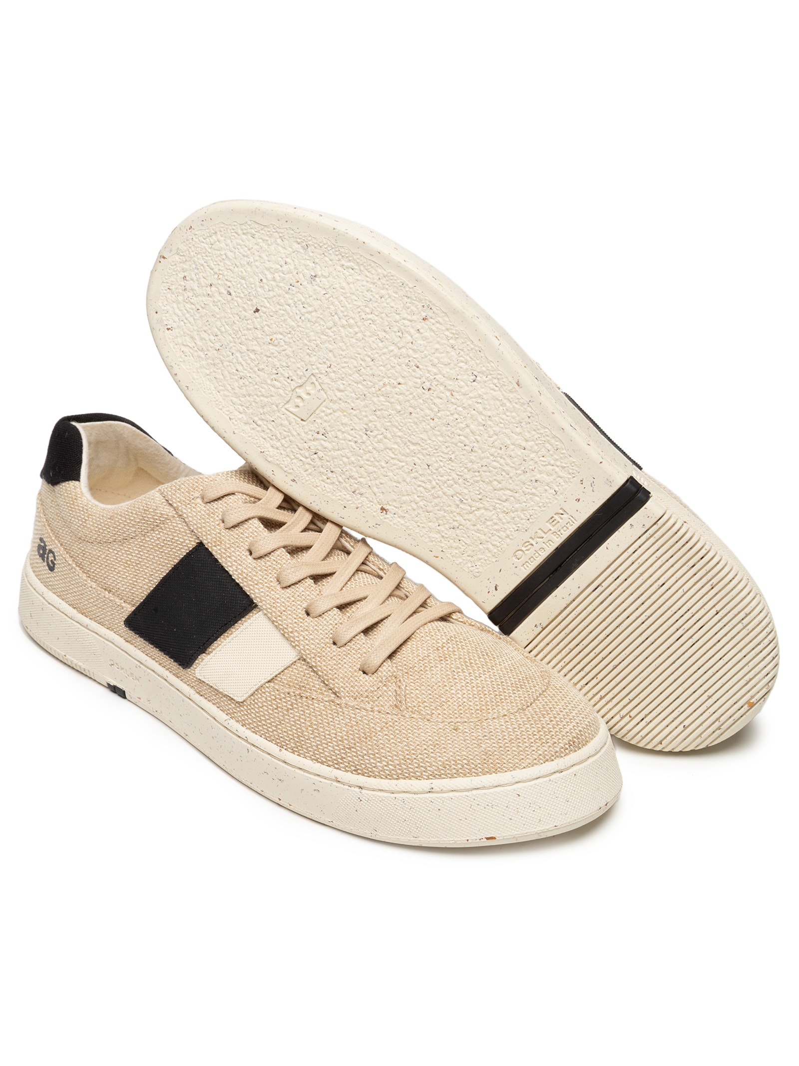  Tênis Masculino Juta Ag Sneaker Bege Osklen