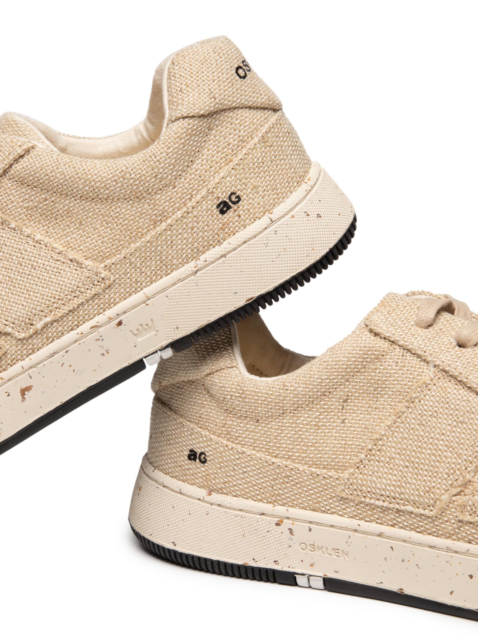 Tênis Masculino Jute Ag Sneaker Bege Osklen