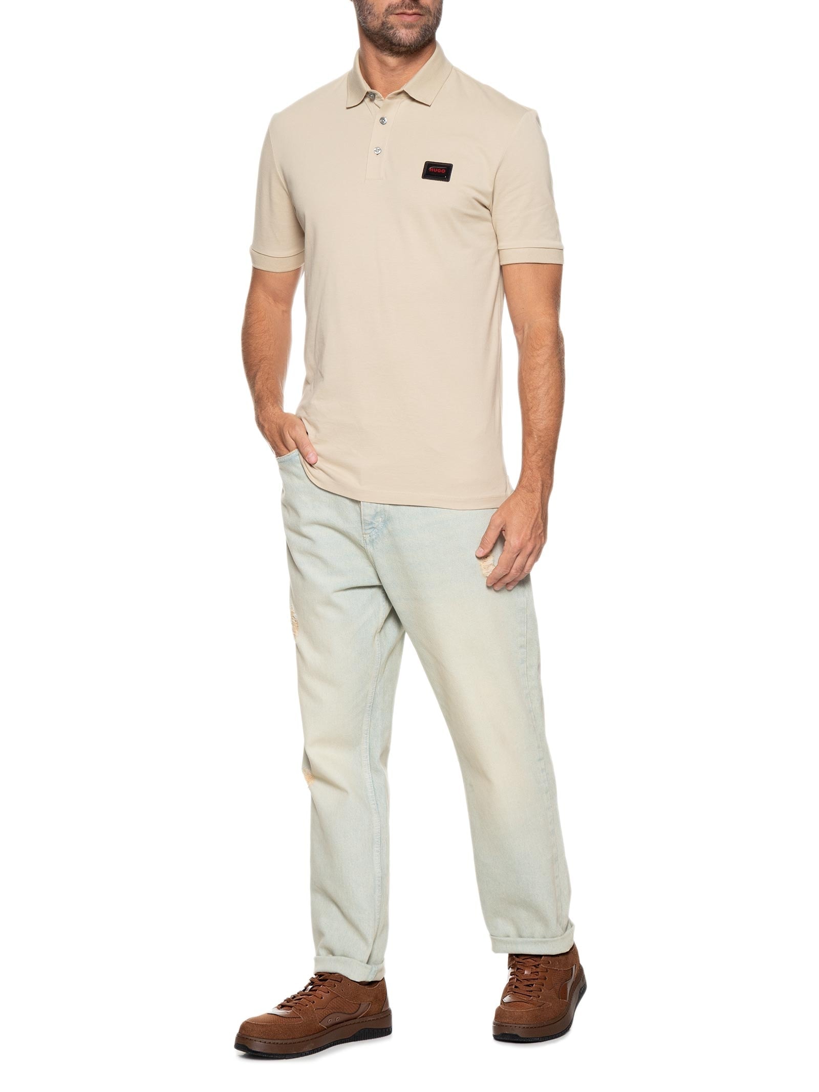 Tênis Masculino Kilian Tenn Hsdme Marrom Hugo