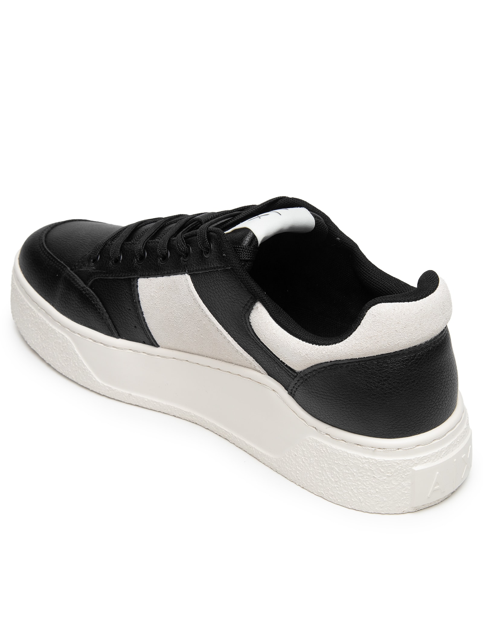Tênis Masculino Lion Mini Tumbled Preto Armani Exchange