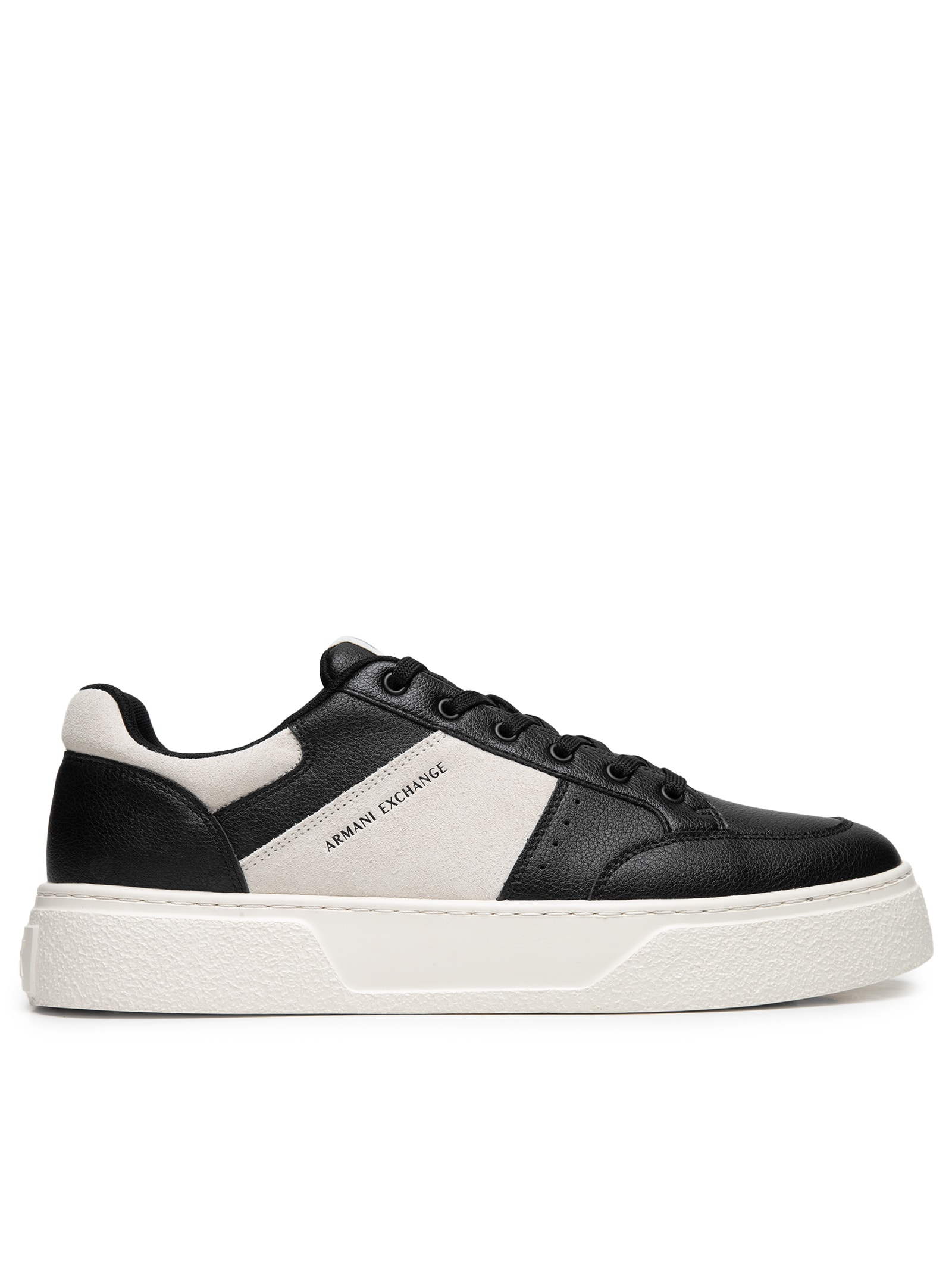 Tênis Masculino Lion Mini Tumbled – Preto Armani Exchange
