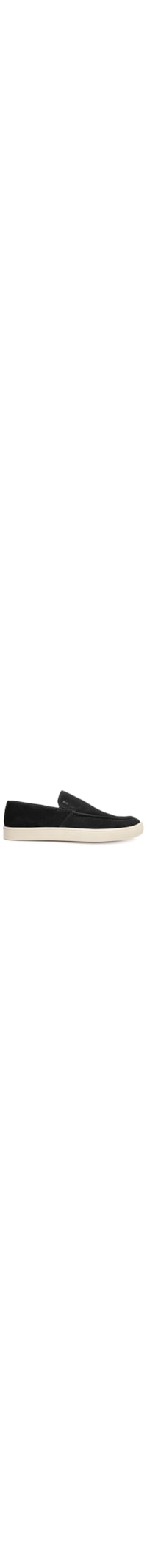 Tênis Masculino Loafer Essential Em Couro - Preto