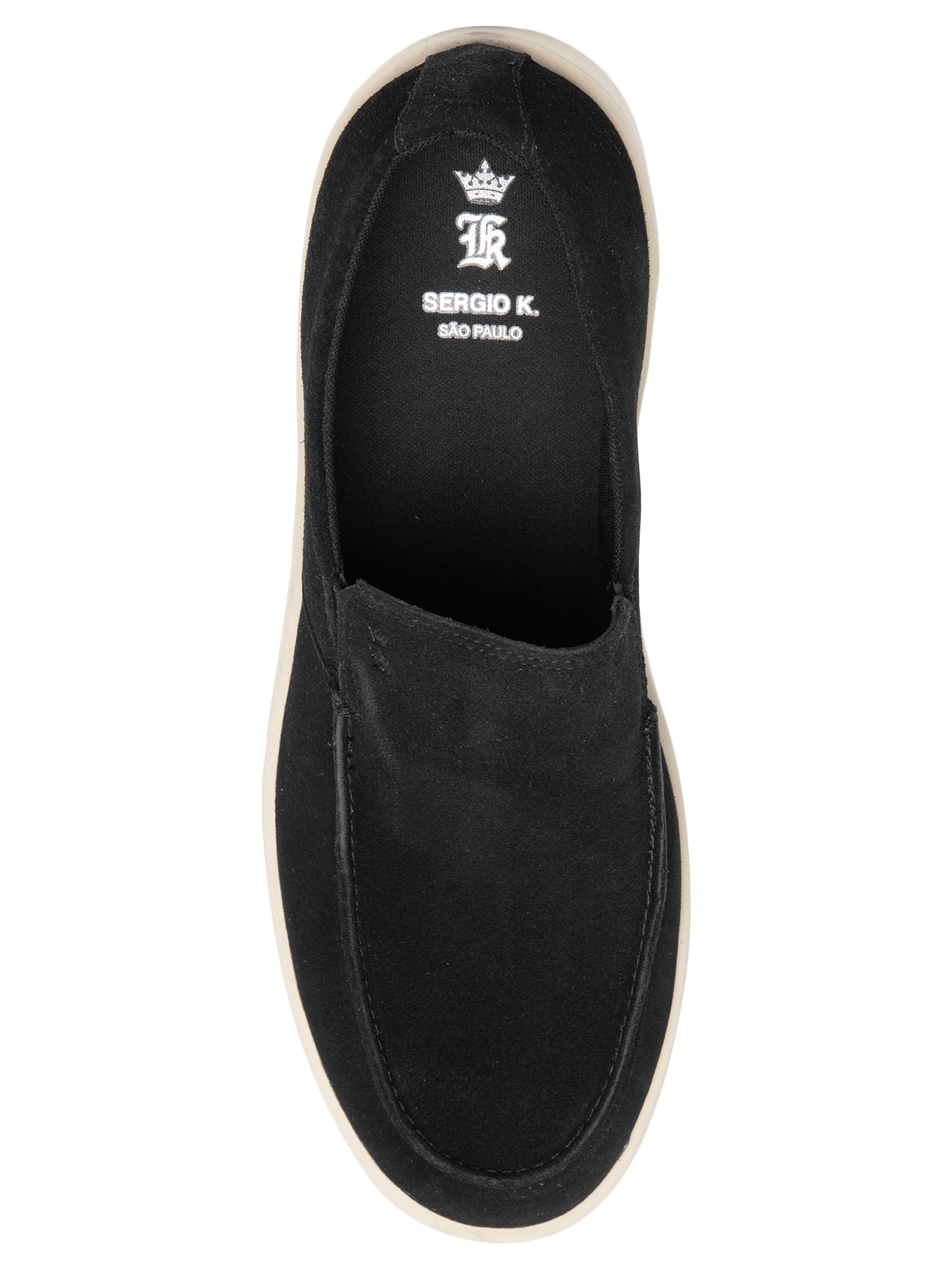 Tênis Masculino Loafer Essential Em Couro Preto Sergio K