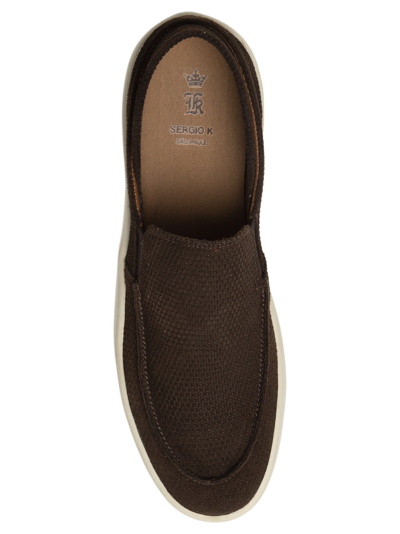 Tênis Masculino Loafer Waves Marrom Sergio K