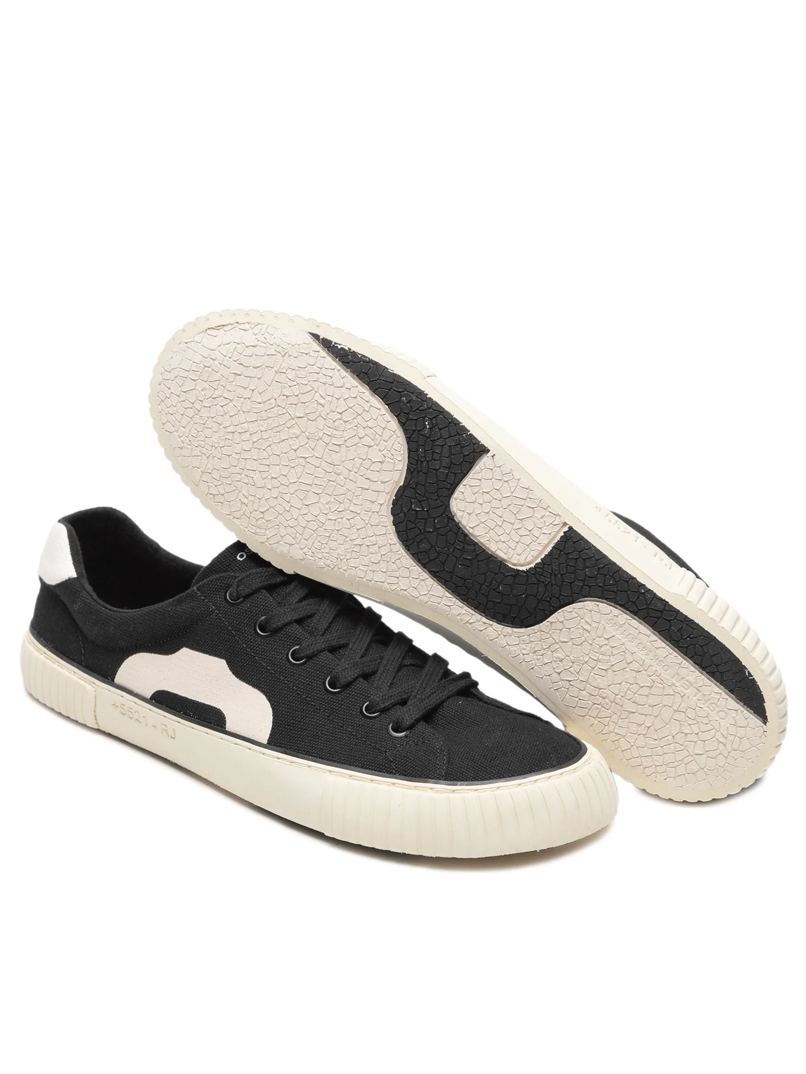 Tênis Masculino Lona +5521 Preto Osklen