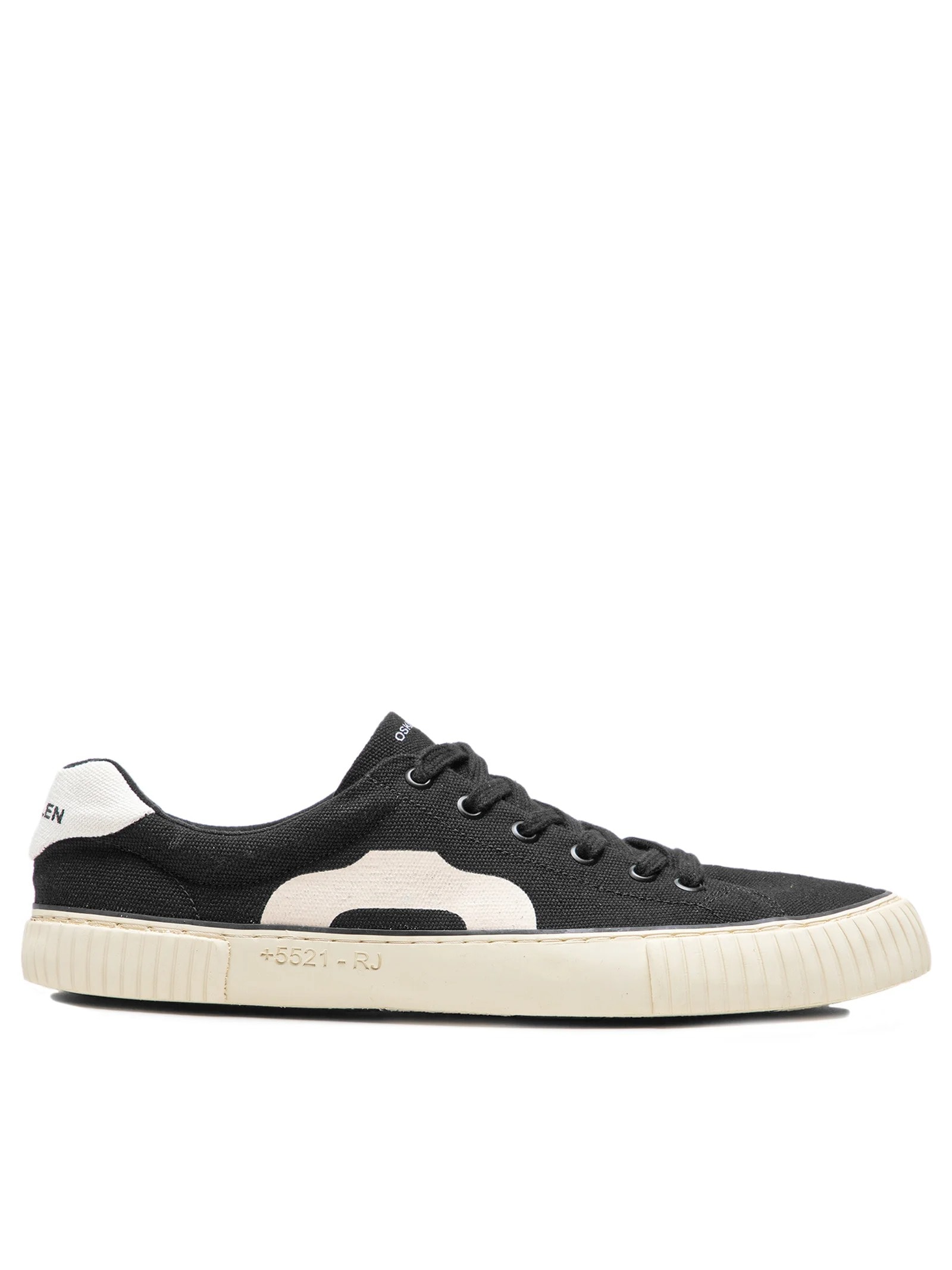 Tênis Masculino Lona +5521 Preto Osklen