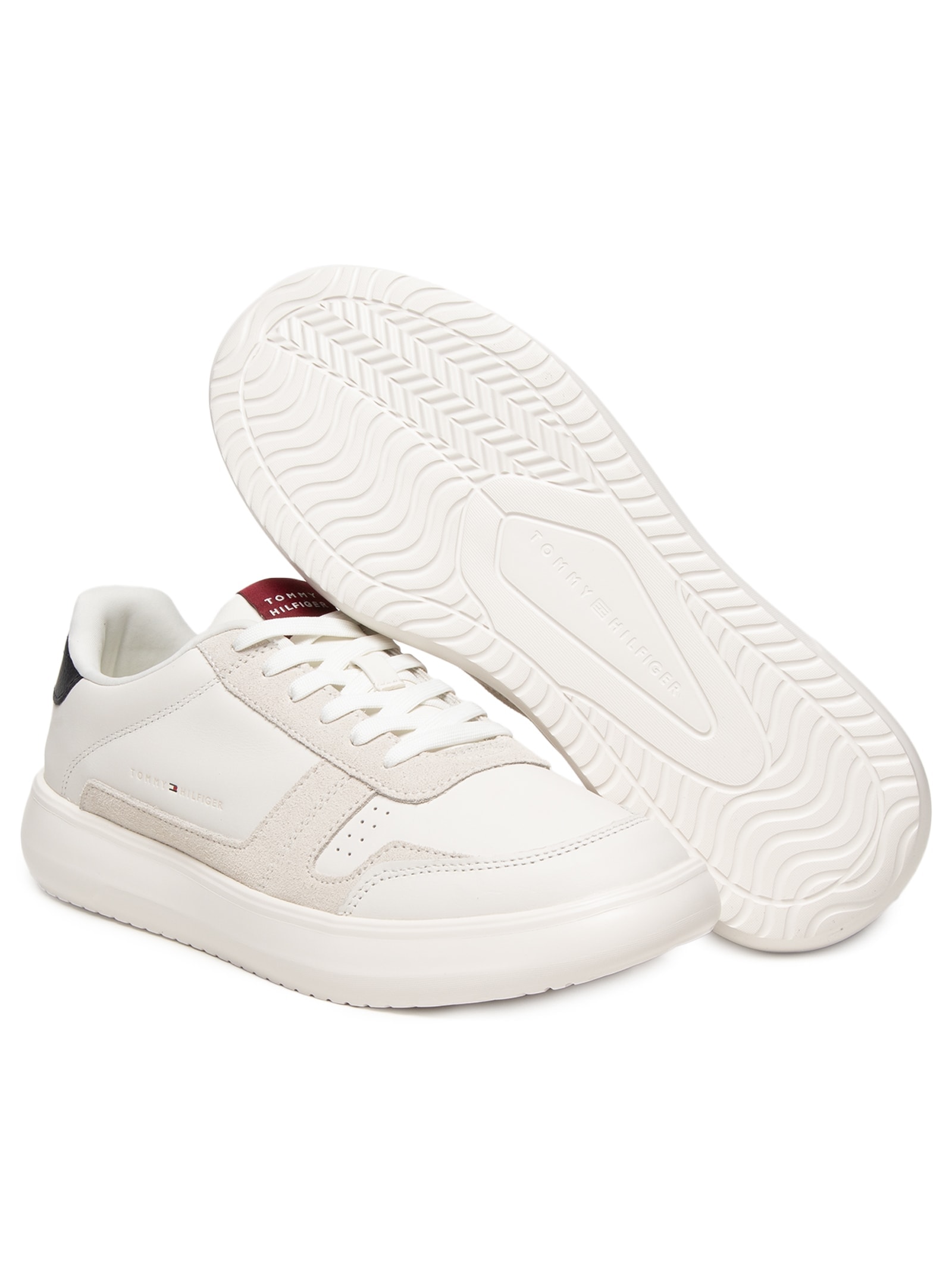 Tênis Masculino Modern Lightcup Lth Wl Branco Tommy Hilfiger