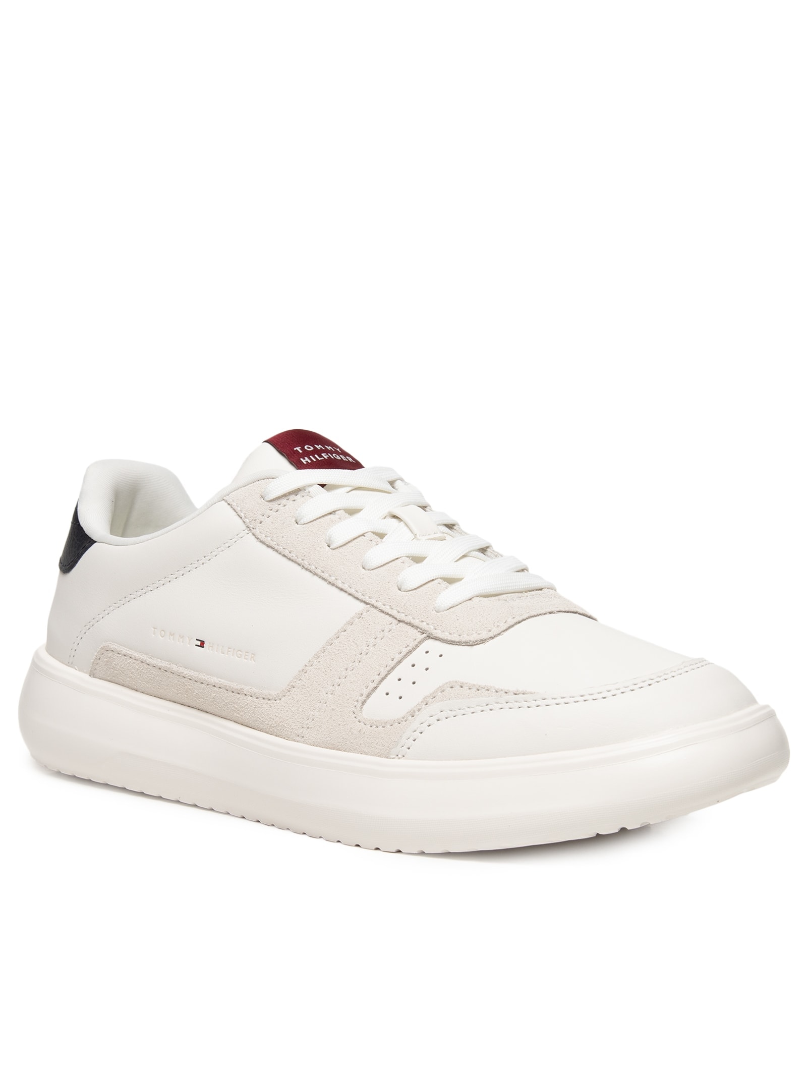 Tênis Masculino Modern Lightcup Lth Wl Branco Tommy Hilfiger