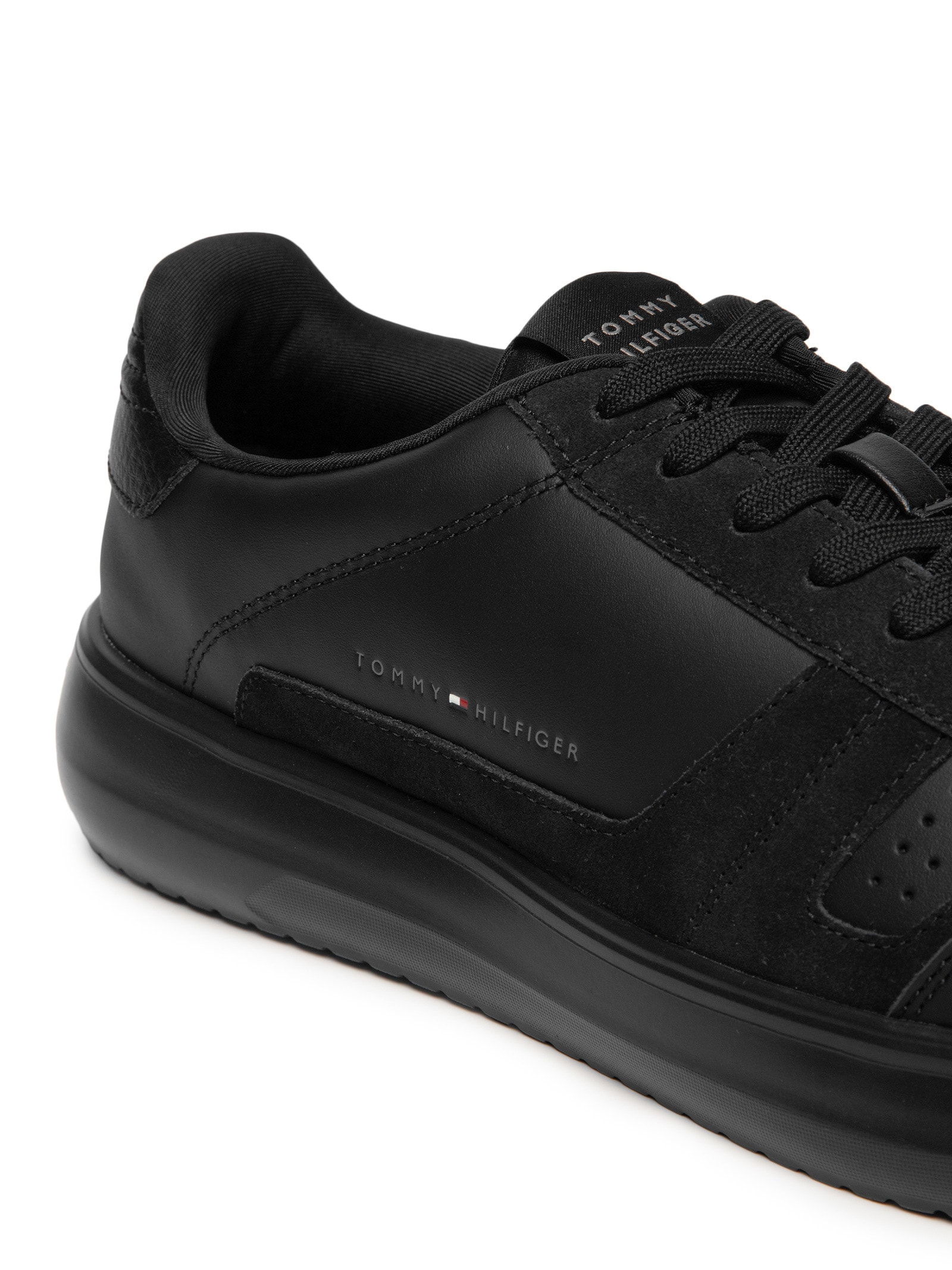 Tênis Masculino Modern Lightcup Lth Wl Preto Tommy Hilfiger