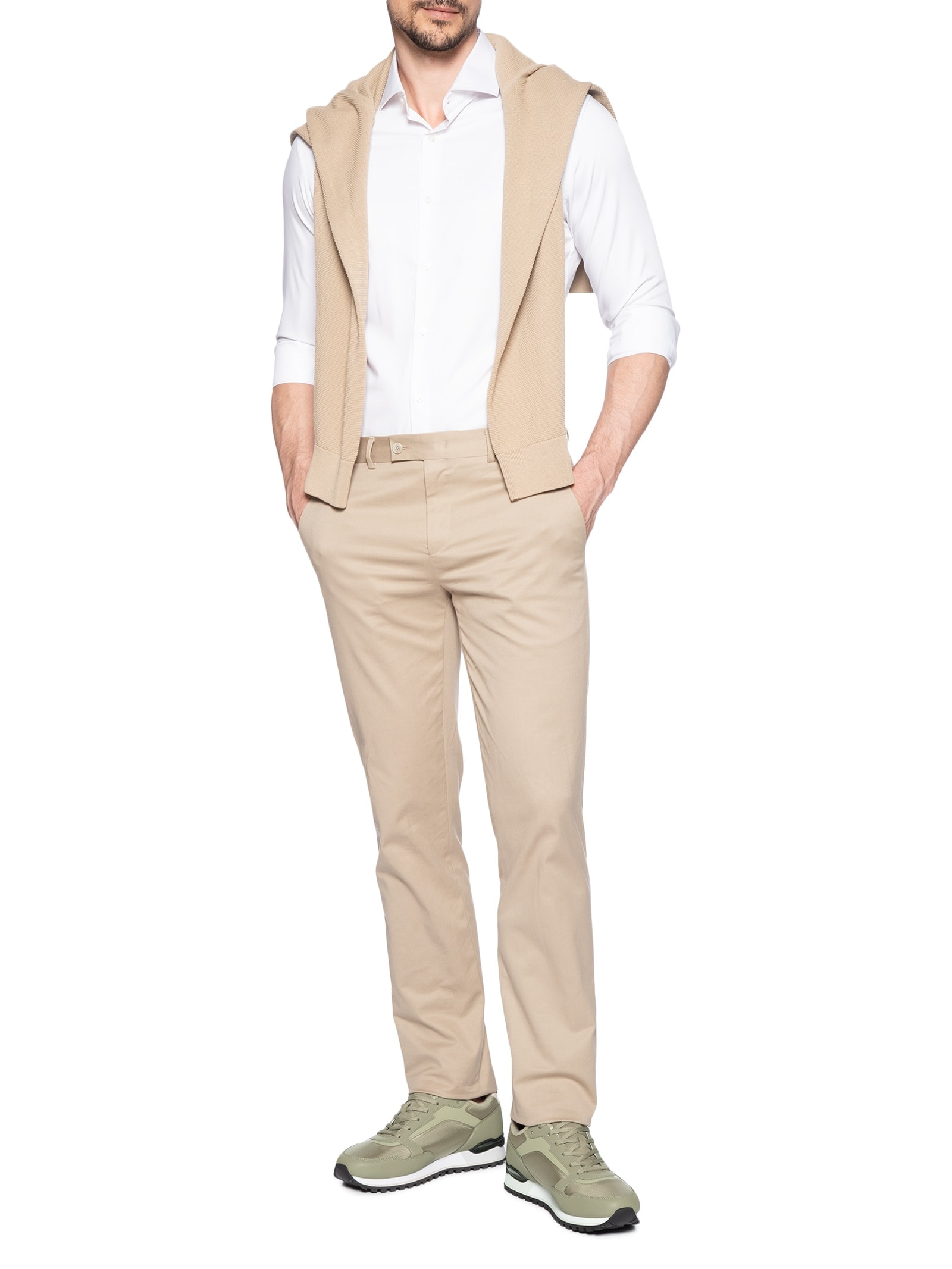 Tênis Masculino Parkour-L Runn Txhf Bege Boss