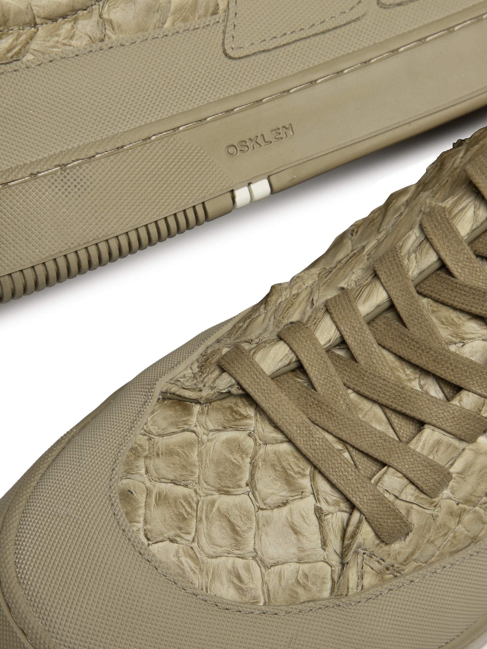 Tênis Masculino Pirarucu Ag Sneaker Monochromatic Bege Osklen