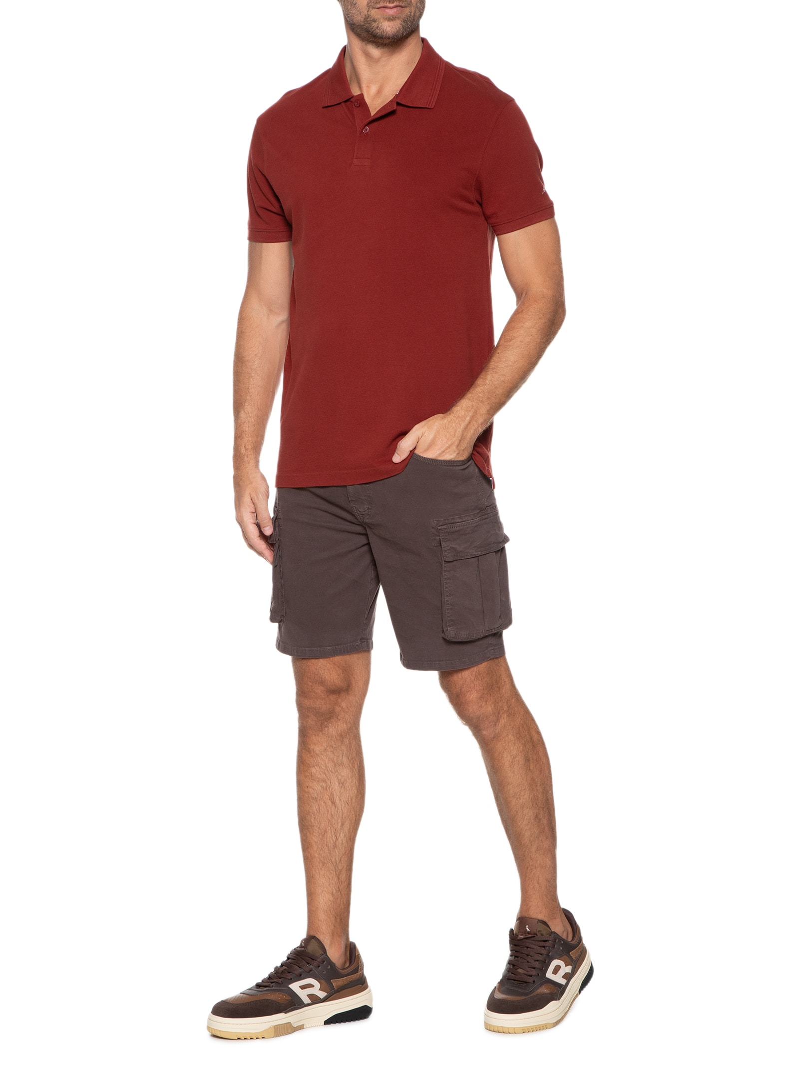 Reserva Go Tênis Masculino R-Broox Marrom