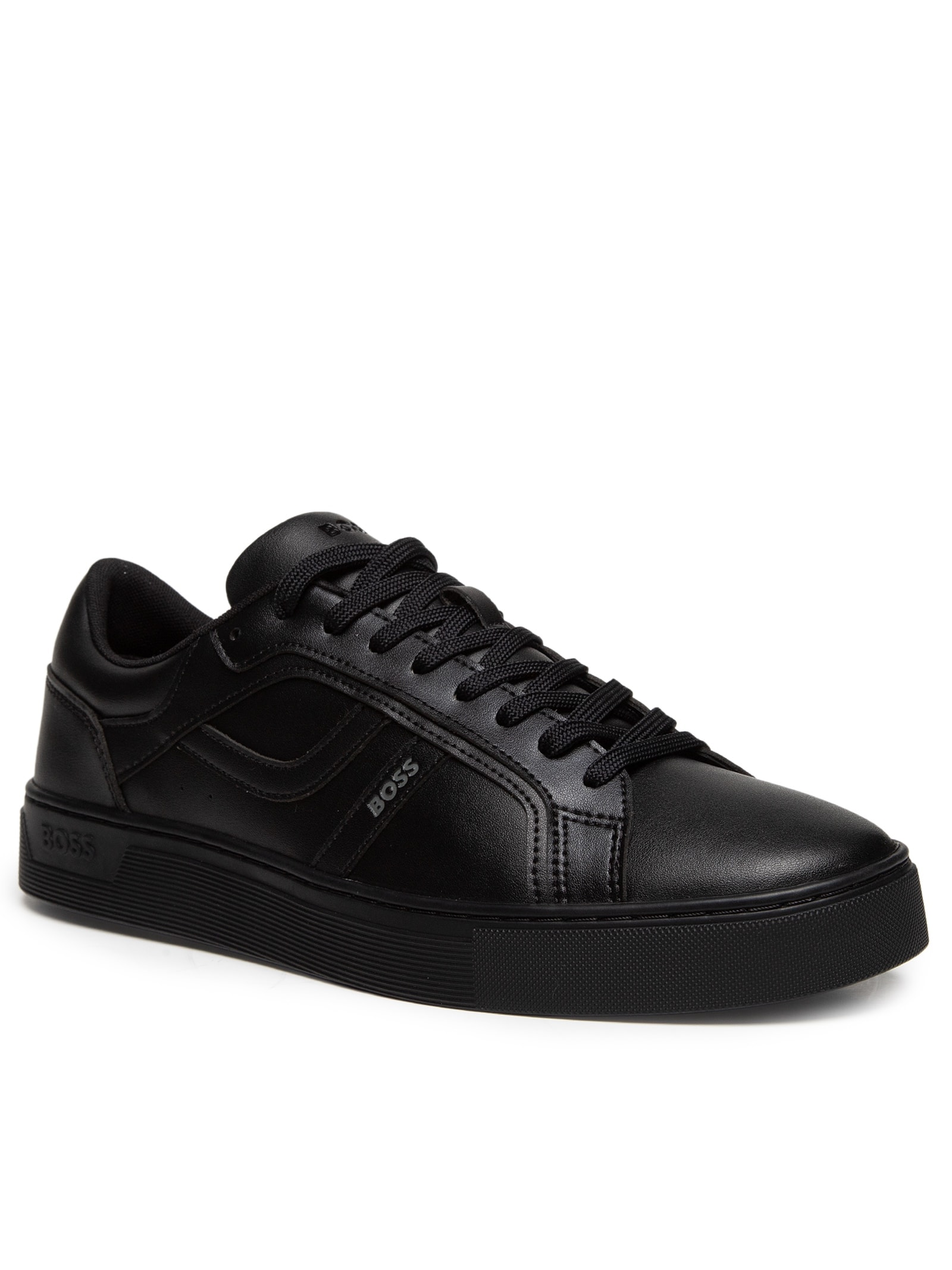 Tênis Masculino Rhys Tenn Pu Preto Boss