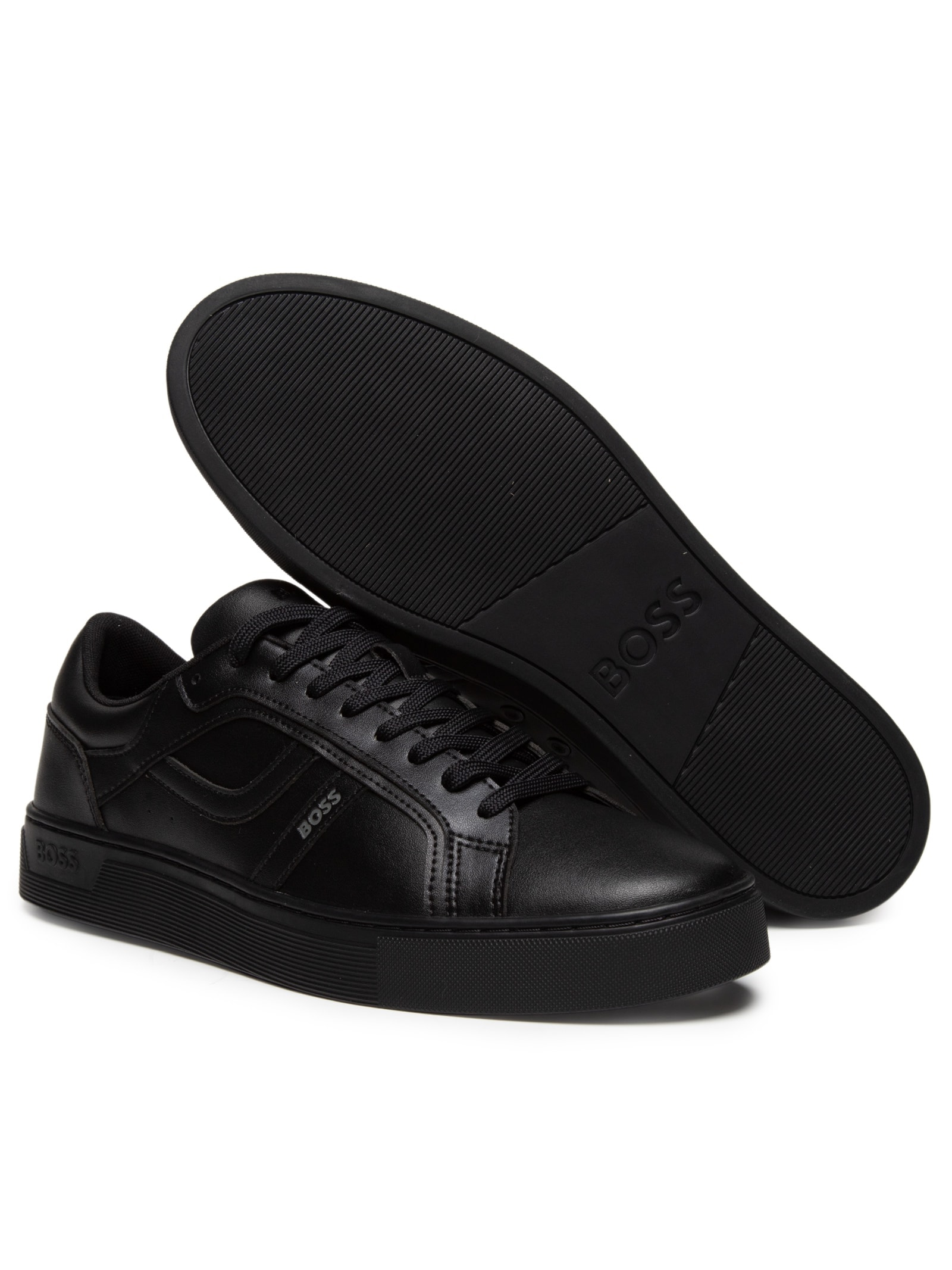 Tênis Masculino Rhys Tenn Pu Preto Boss
