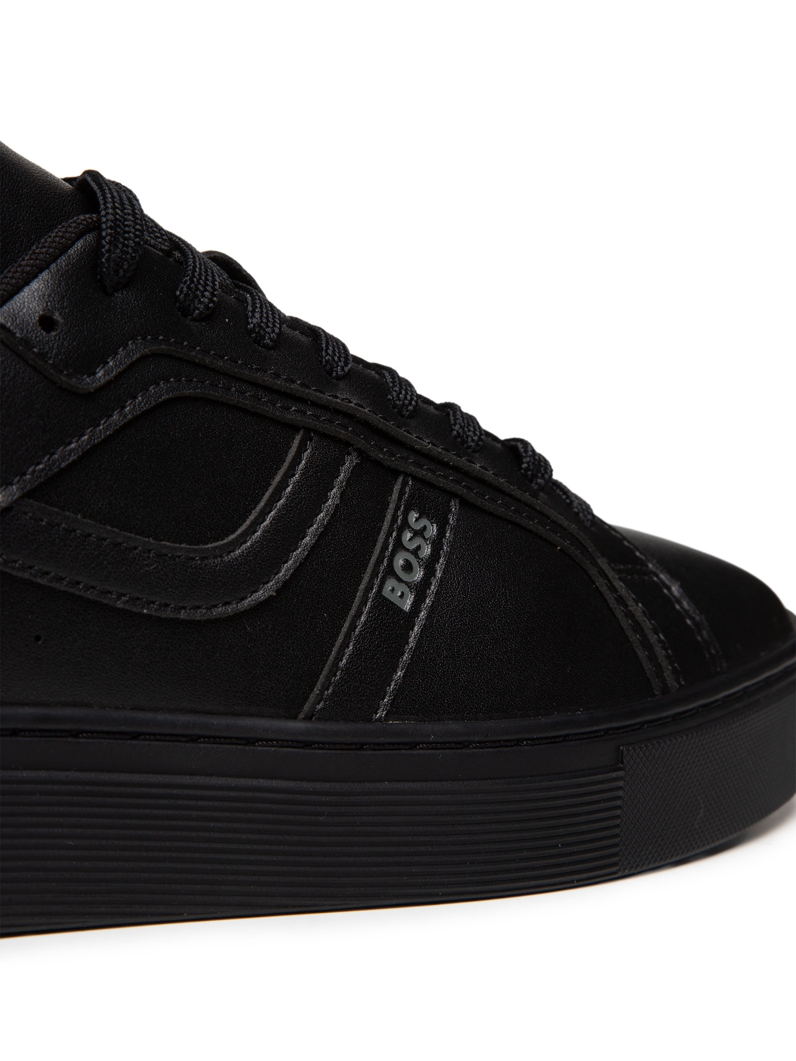 Tênis Masculino Rhys Tenn Pu Preto Boss