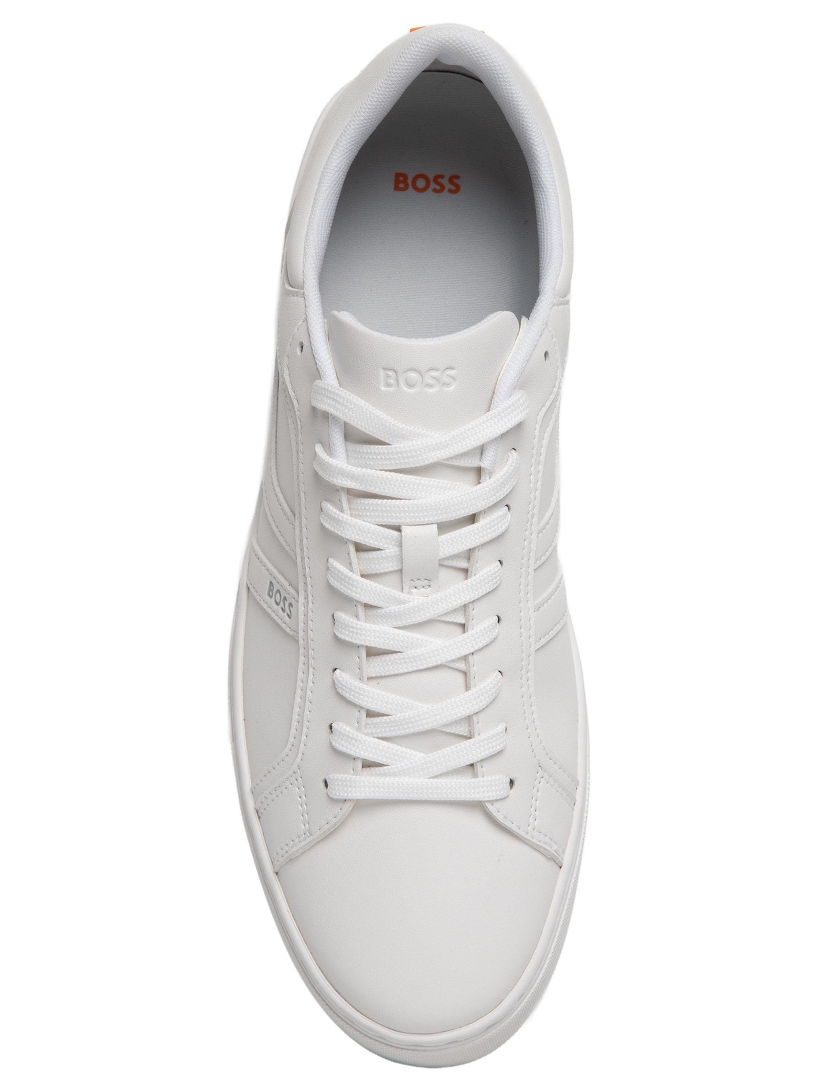 Tênis Masculino  Rhys Tenn PU – Branco Boss