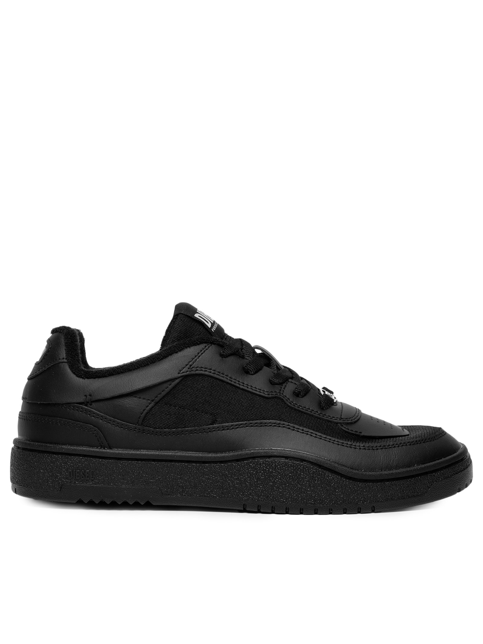 Tênis Masculino S-Oval Skate Low Sneakers Preto Diesel