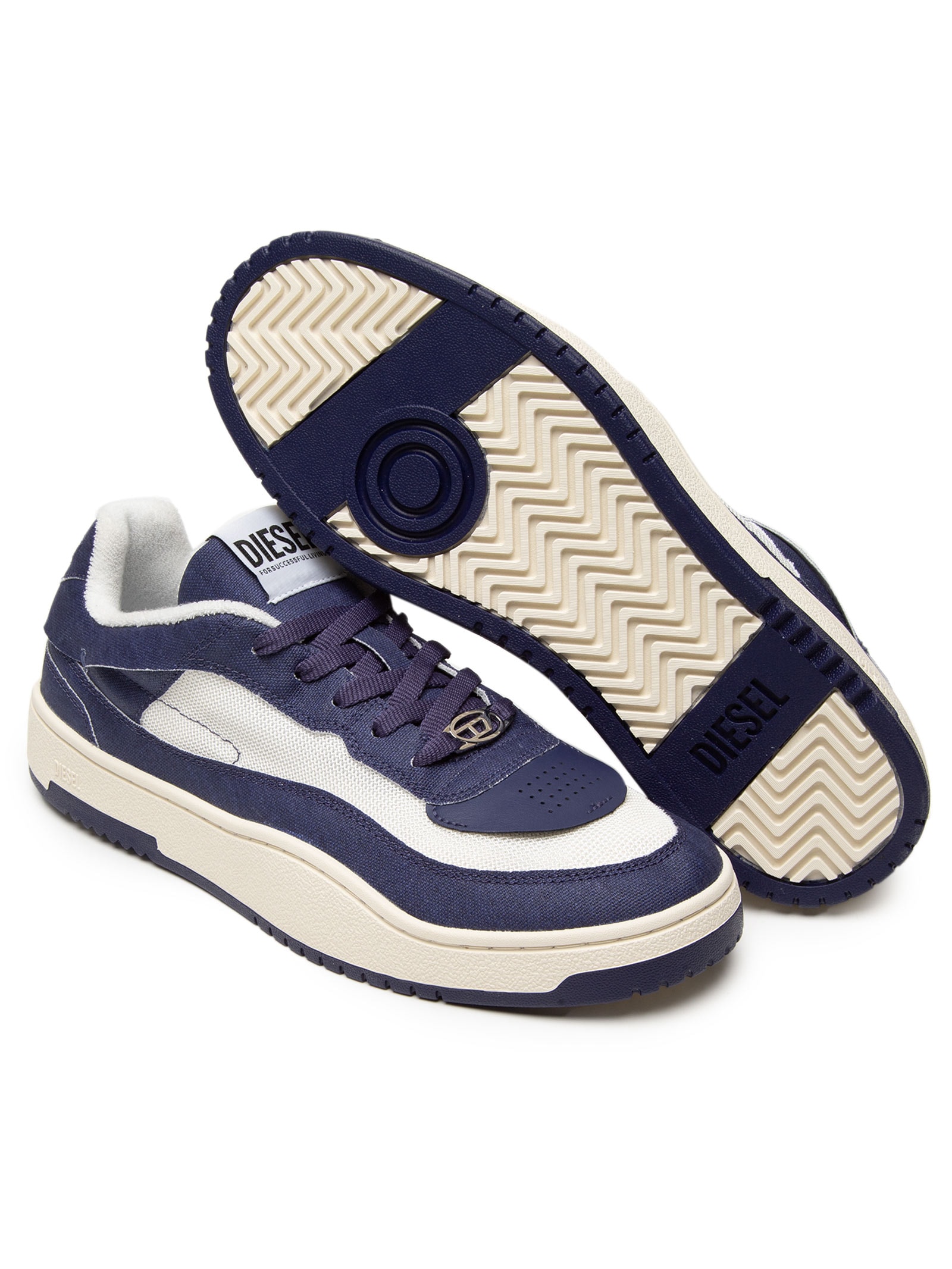 Tênis Masculino S-Oval Skate Low – Azul Diesel