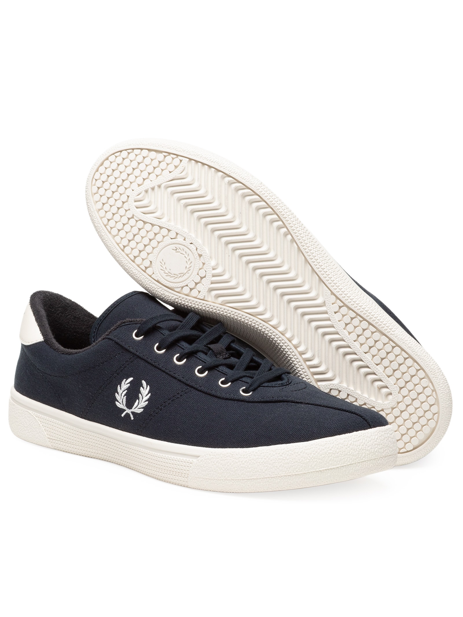 Tênis Masculino Shoe Poly Canvas Azul Fred Perry