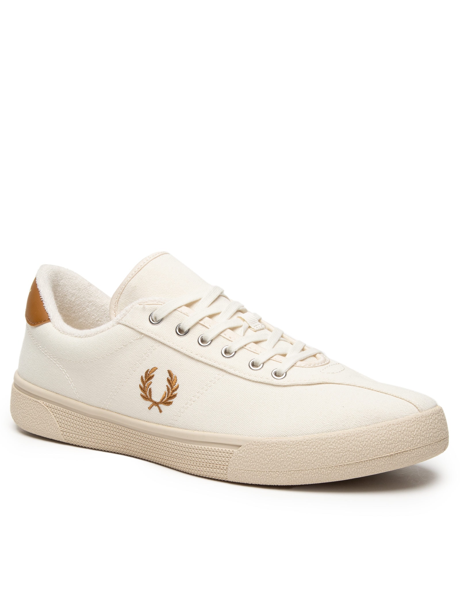 Tênis Masculino Shoe Poly Canvas Branco Fred Perry